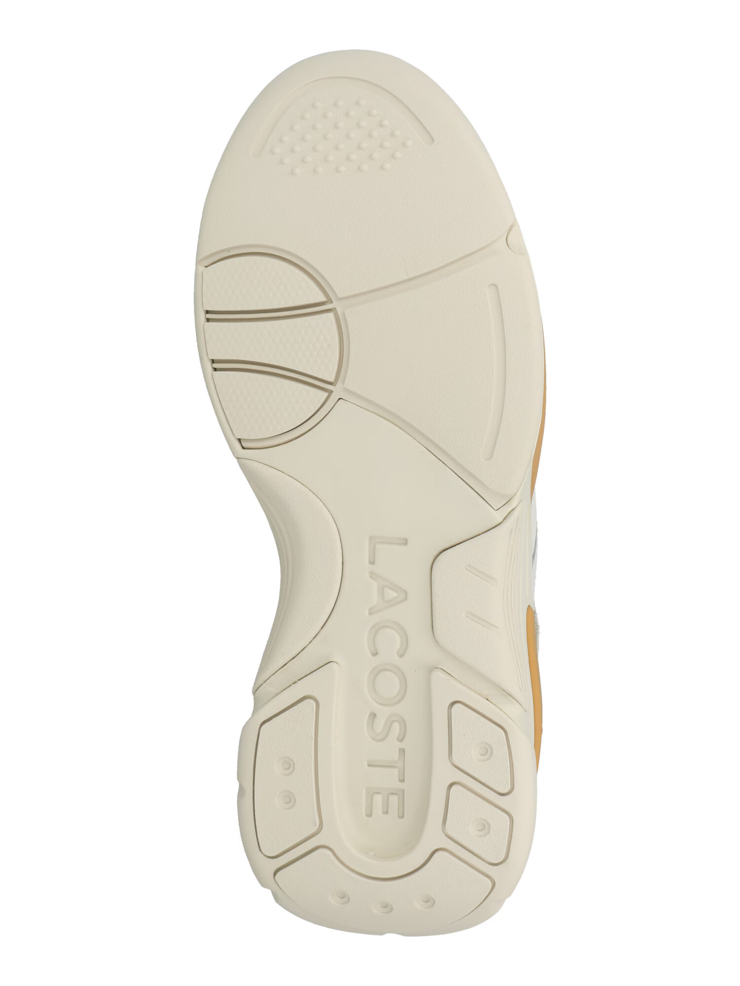 LACOSTE Sneaker low maro coniac / portocaliu caisă / alb natural - Pled.ro