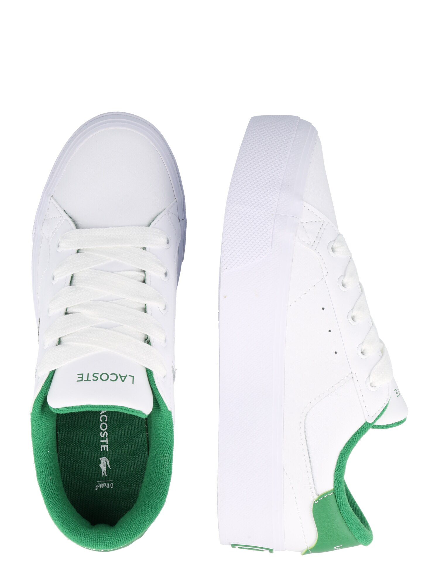 LACOSTE Sneaker low 'ZIANE' verde / alb murdar - Pled.ro