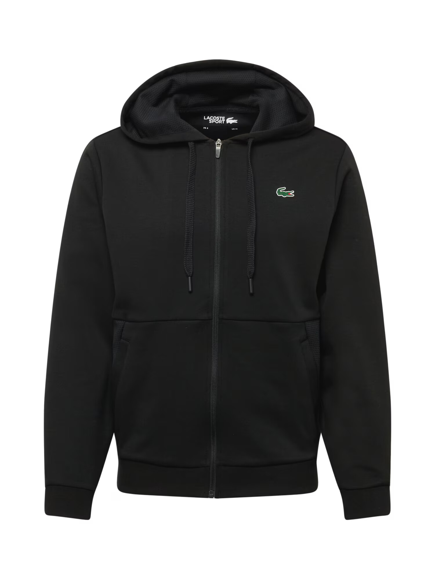 Lacoste Sport Bluză cu fermoar sport negru - Pled.ro