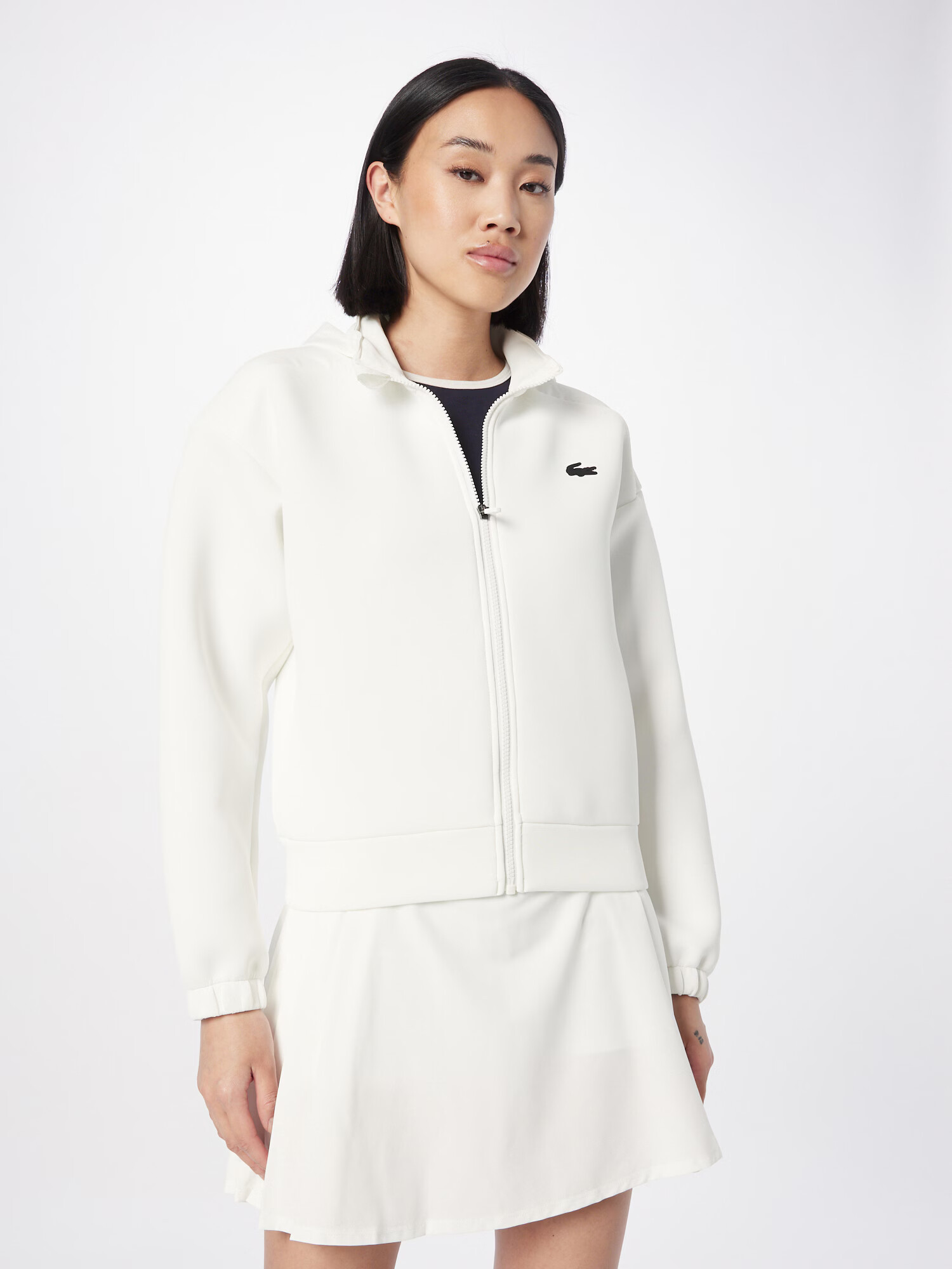 Lacoste Sport Hanorac negru / alb - Pled.ro