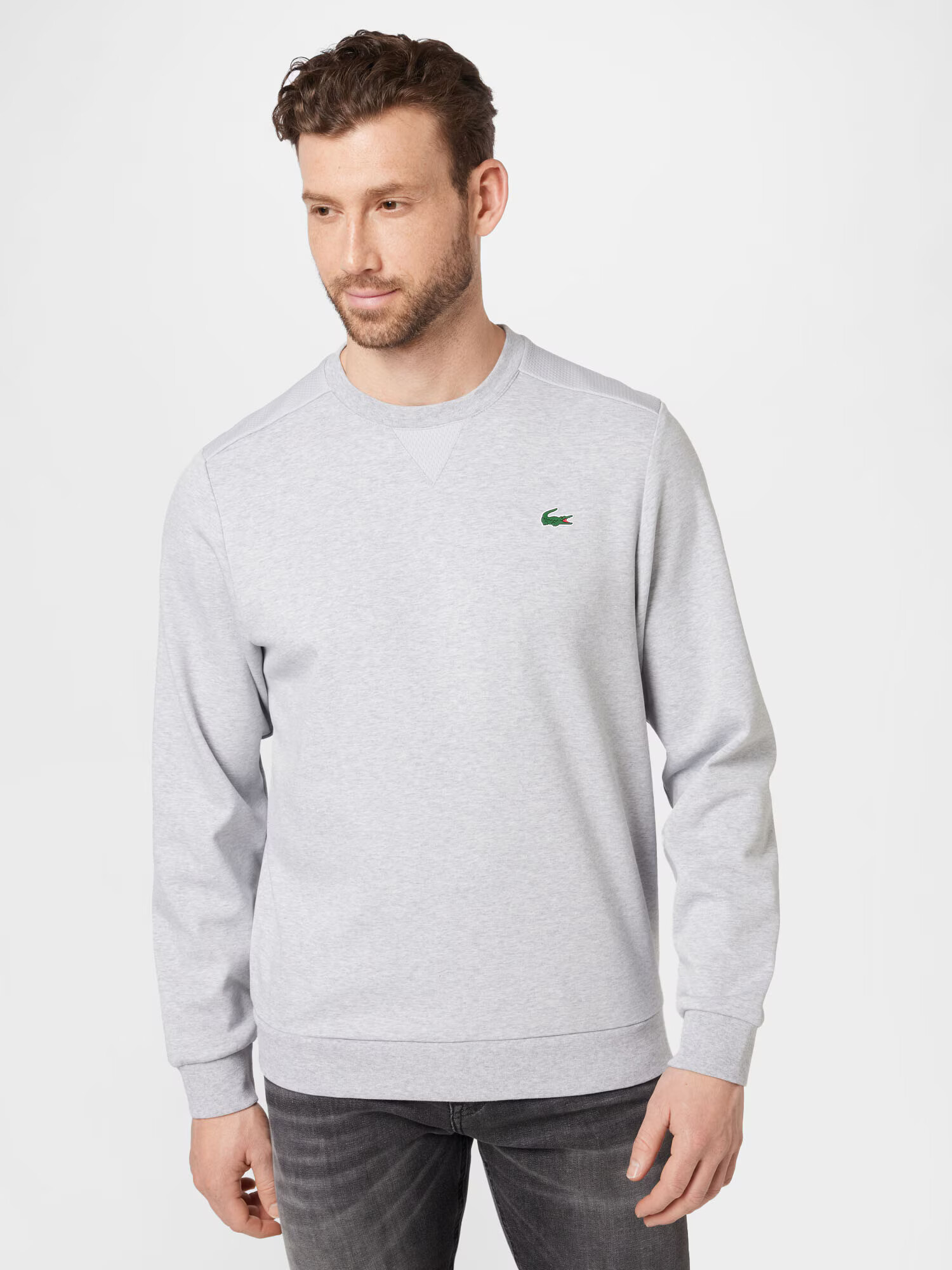 Lacoste Sport Hanorac sport gri deschis - Pled.ro