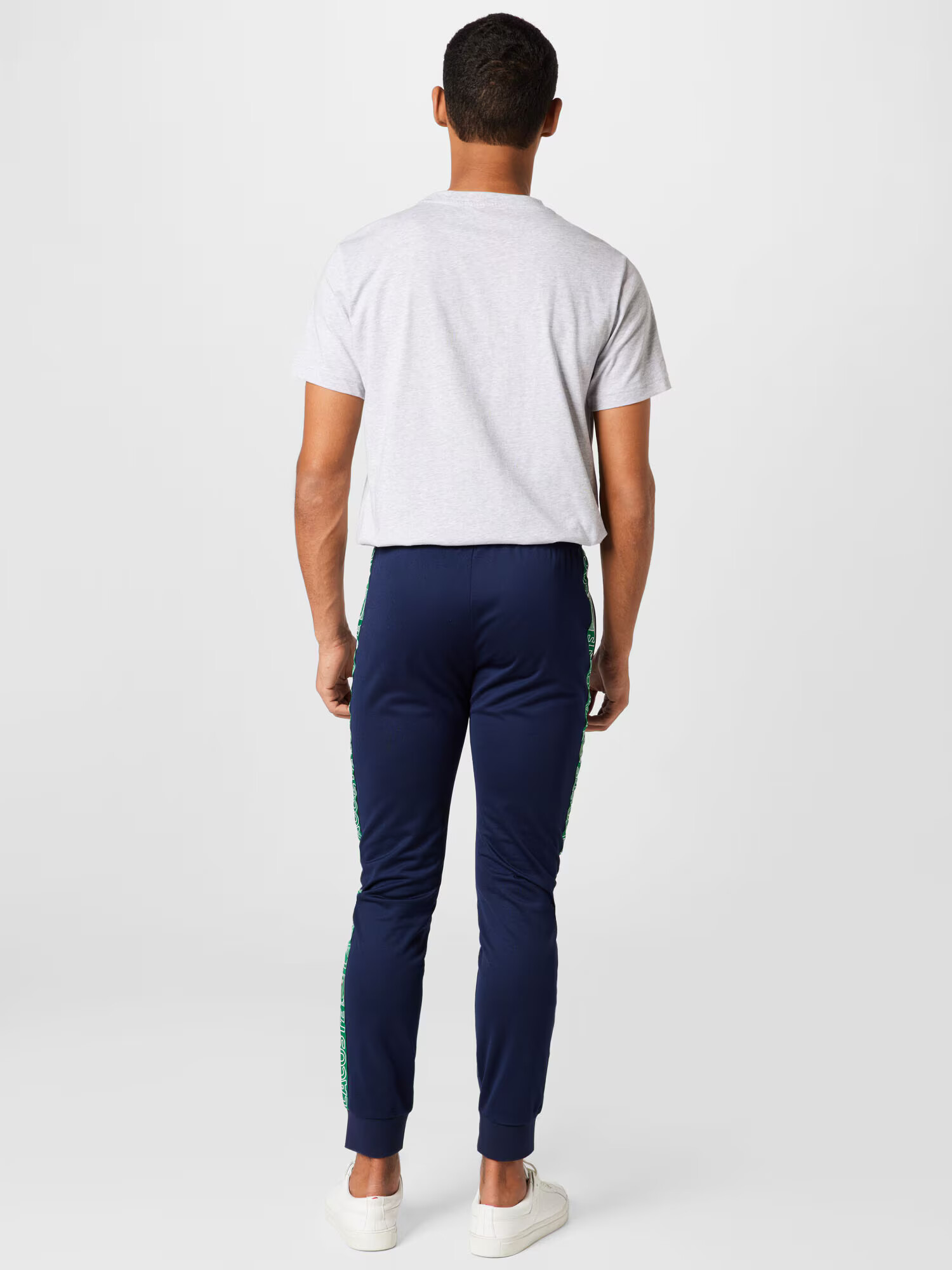 Lacoste Sport Pantaloni sport albastru noapte / verde iarbă / roșu / alb - Pled.ro