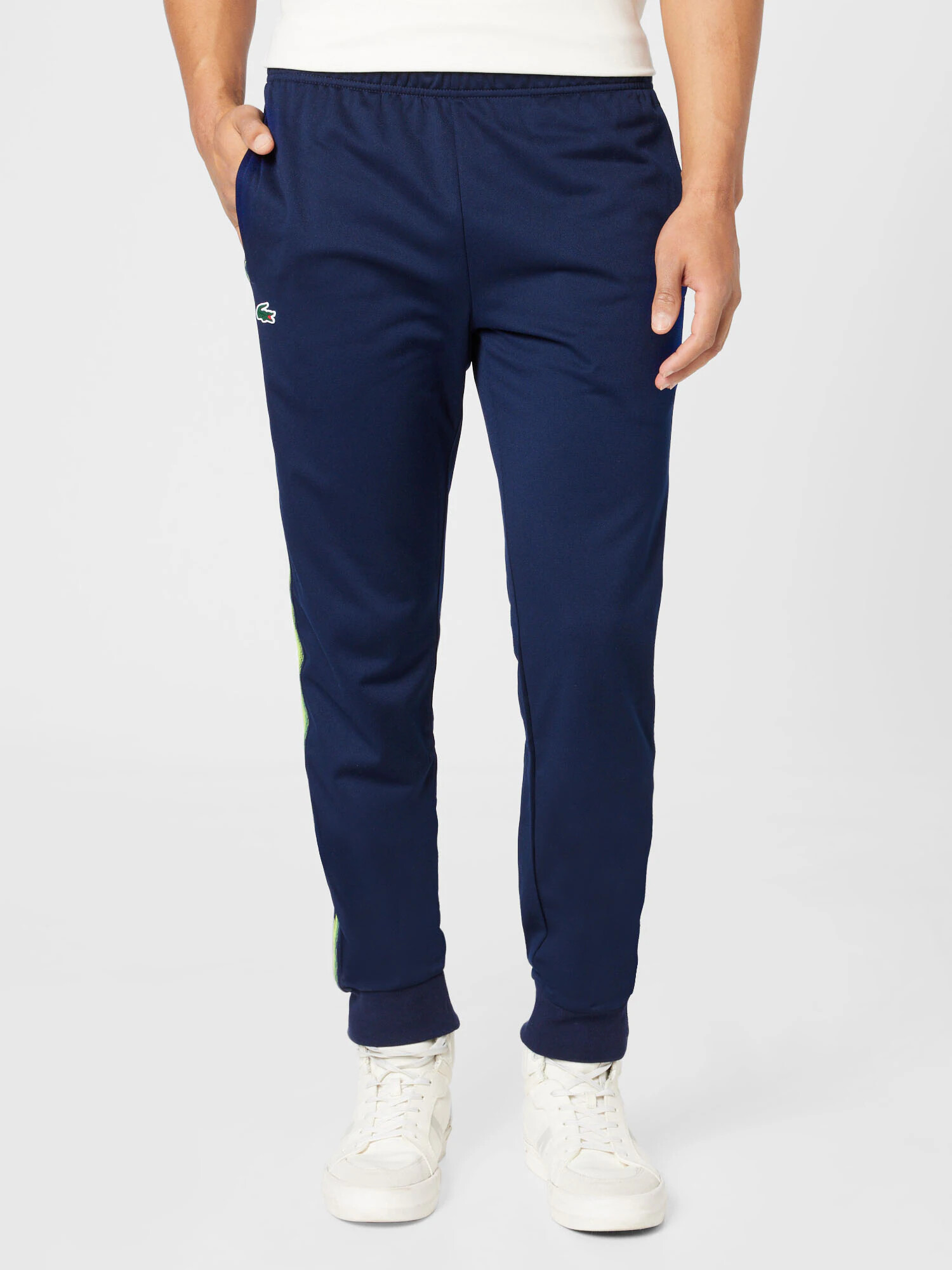 Lacoste Sport Pantaloni sport bleumarin / galben / verde - Pled.ro