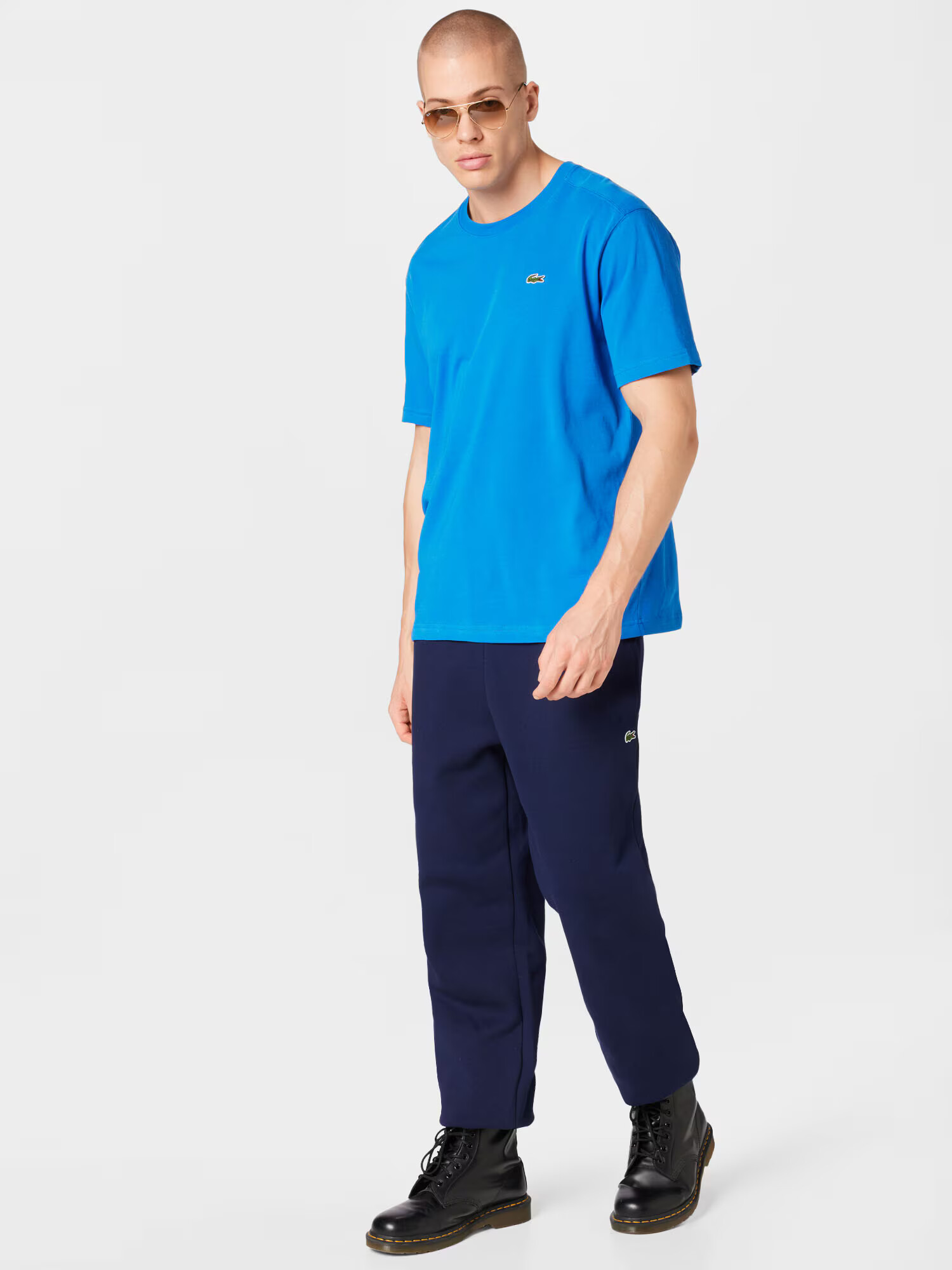 Lacoste Sport Pantaloni sport bleumarin / verde iarbă / roșu intens / alb - Pled.ro