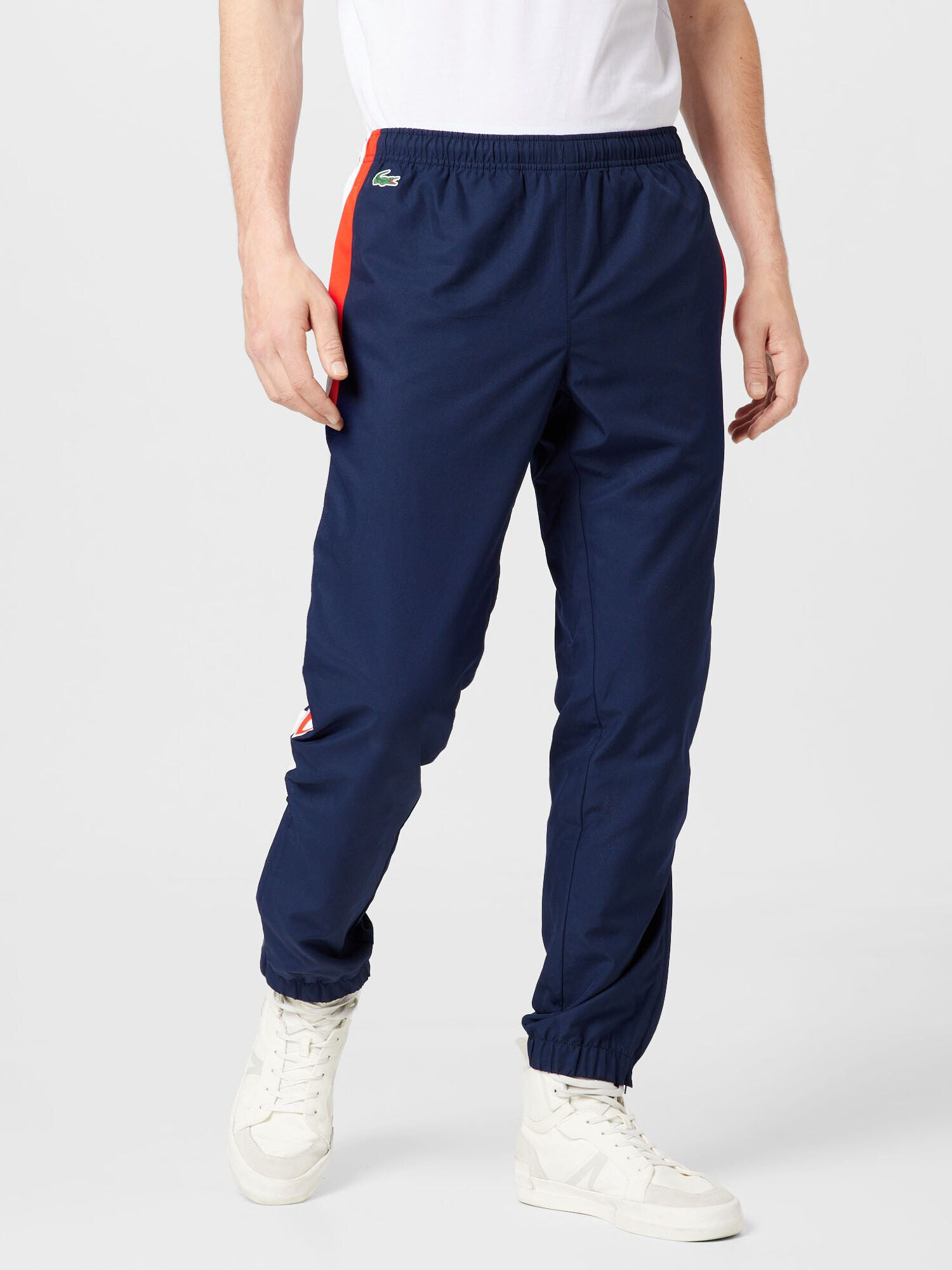 Lacoste Sport Pantaloni sport bleumarin / verde / roșu / alb - Pled.ro