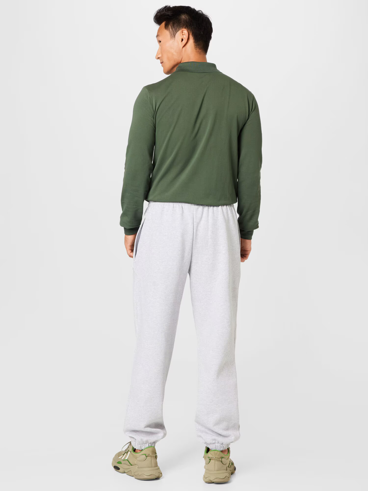 Lacoste Sport Pantaloni sport gri argintiu / verde - Pled.ro