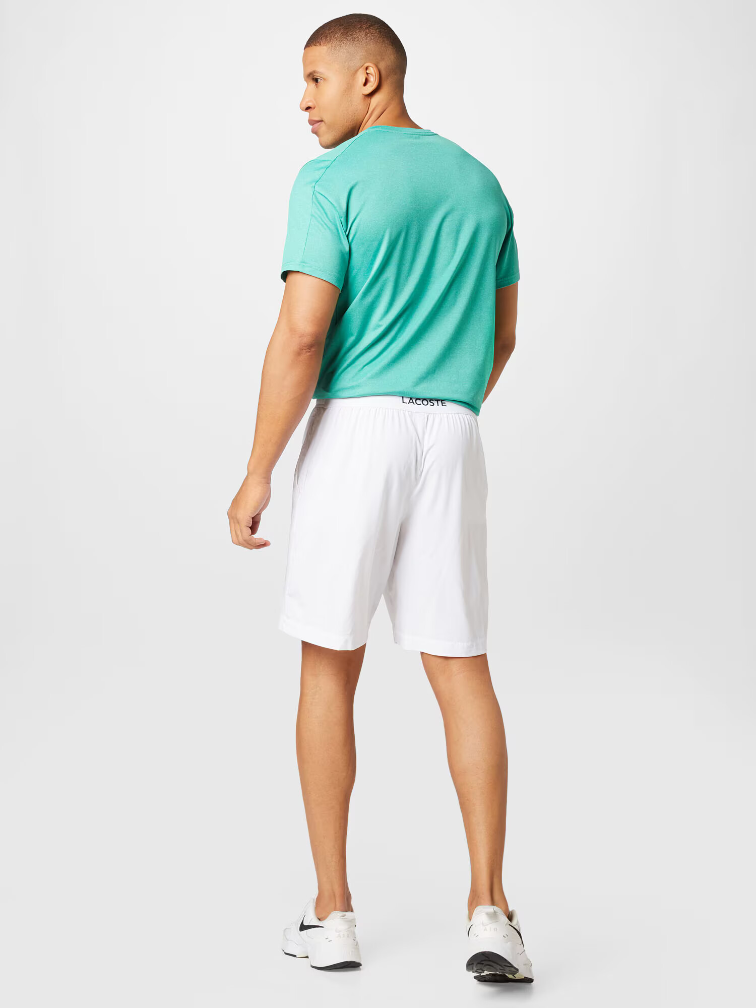 Lacoste Sport Pantaloni sport verde deschis / roși aprins / negru / alb - Pled.ro