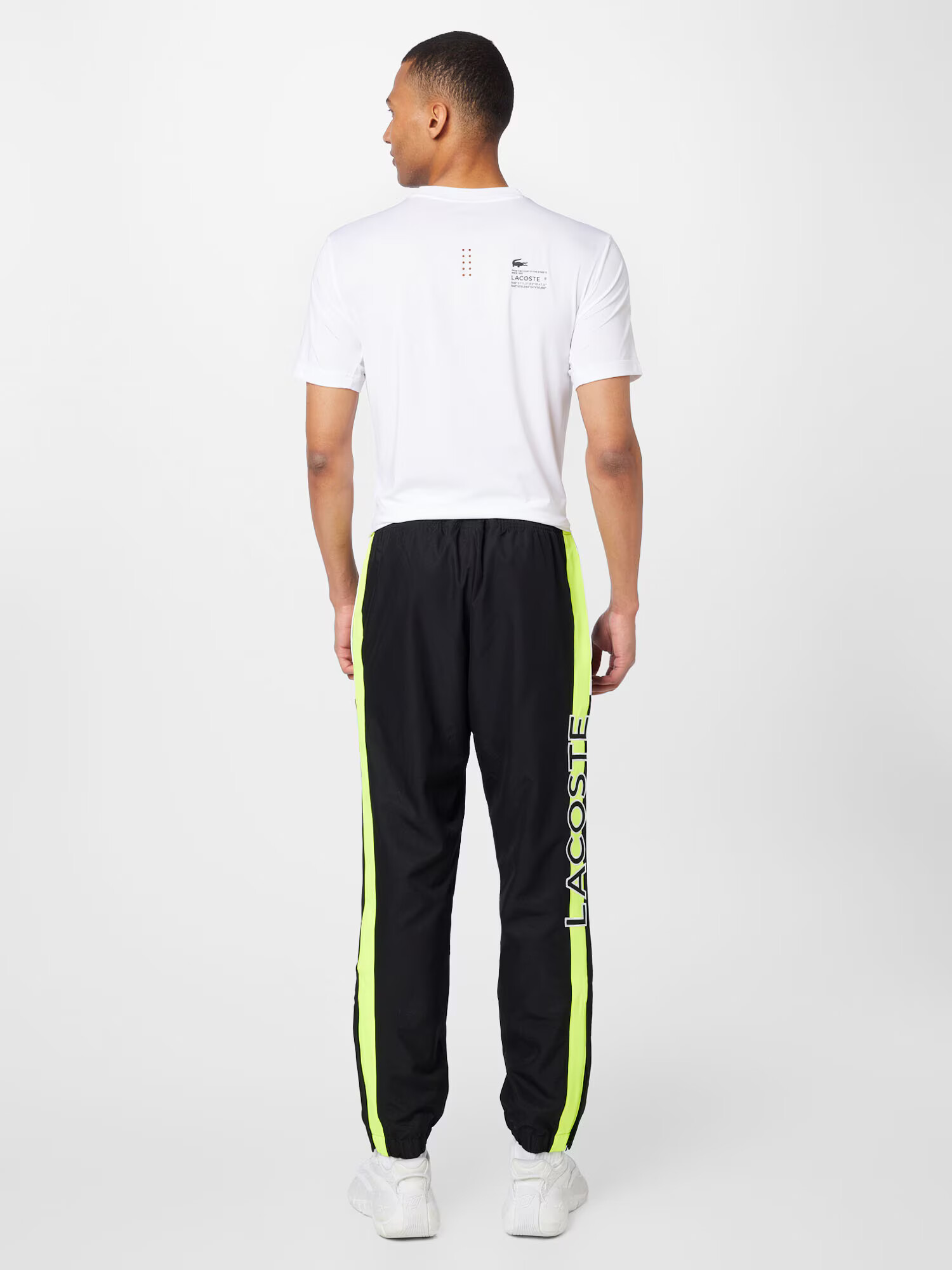 Lacoste Sport Pantaloni sport verde limetă / negru / alb - Pled.ro