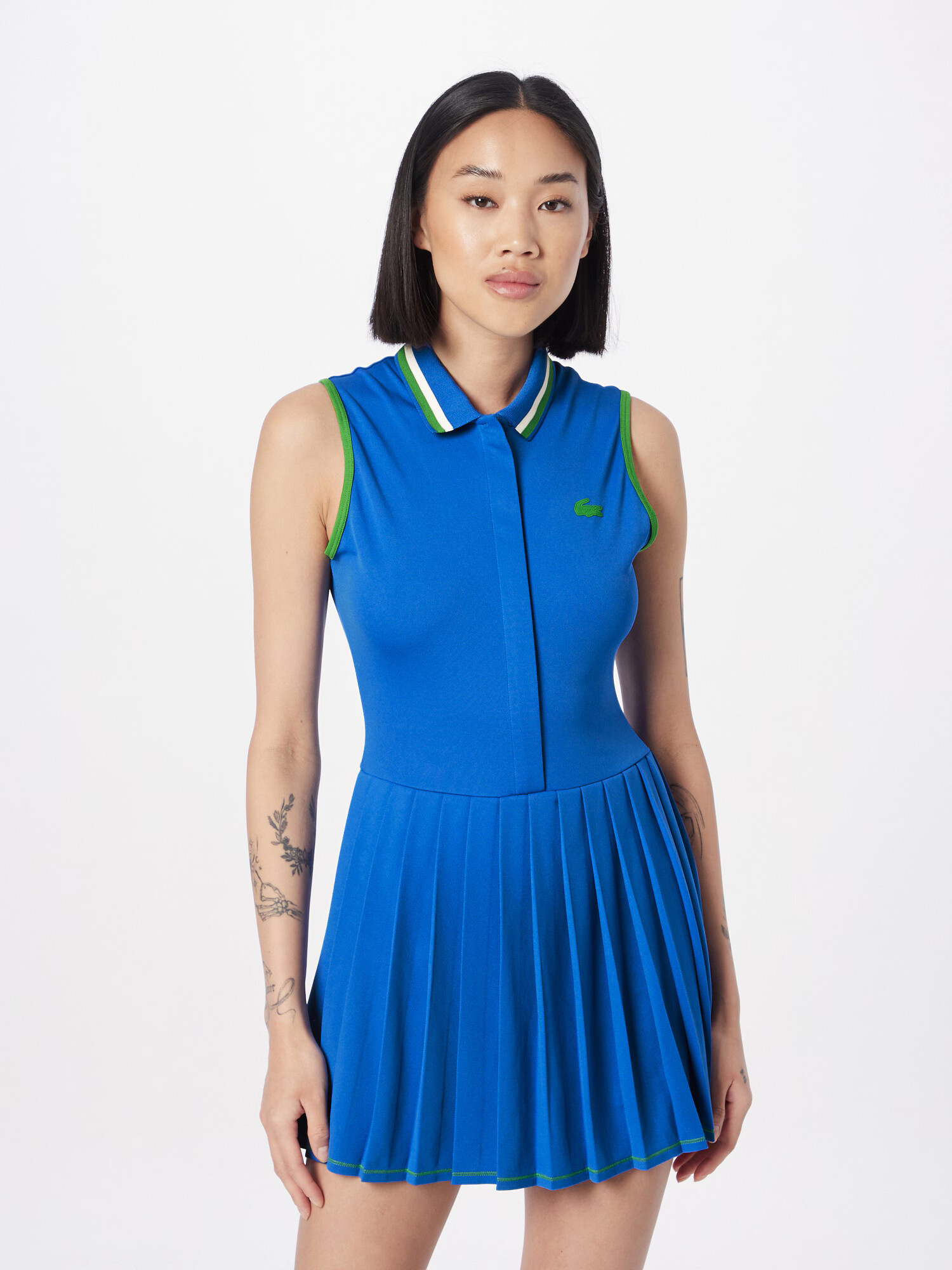 Lacoste Sport Rochie sport azuriu / verde iarbă / alb - Pled.ro