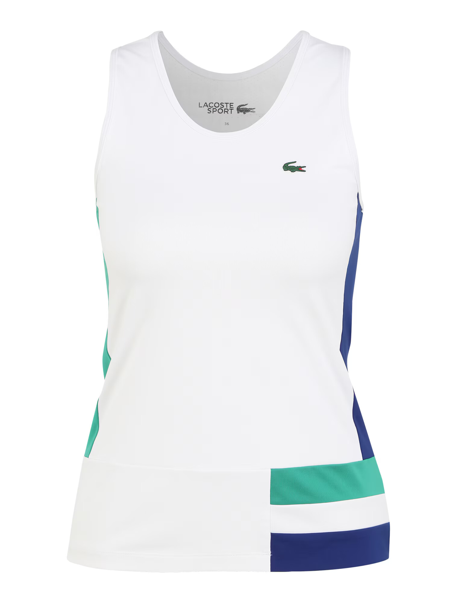 Lacoste Sport Sport top albastru / verde / negru / alb - Pled.ro