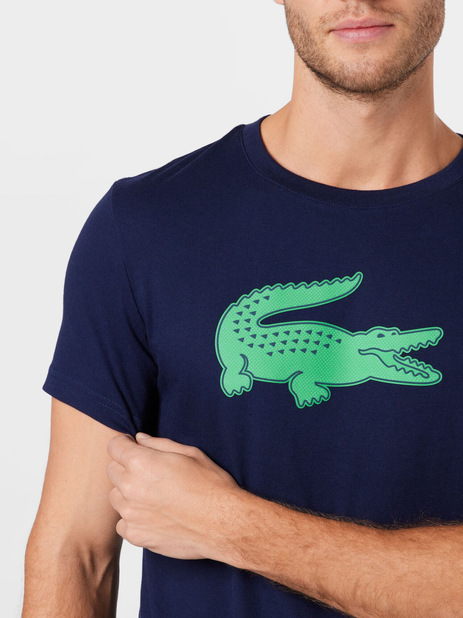 Lacoste Sport Tricou bleumarin / verde iarbă - Pled.ro