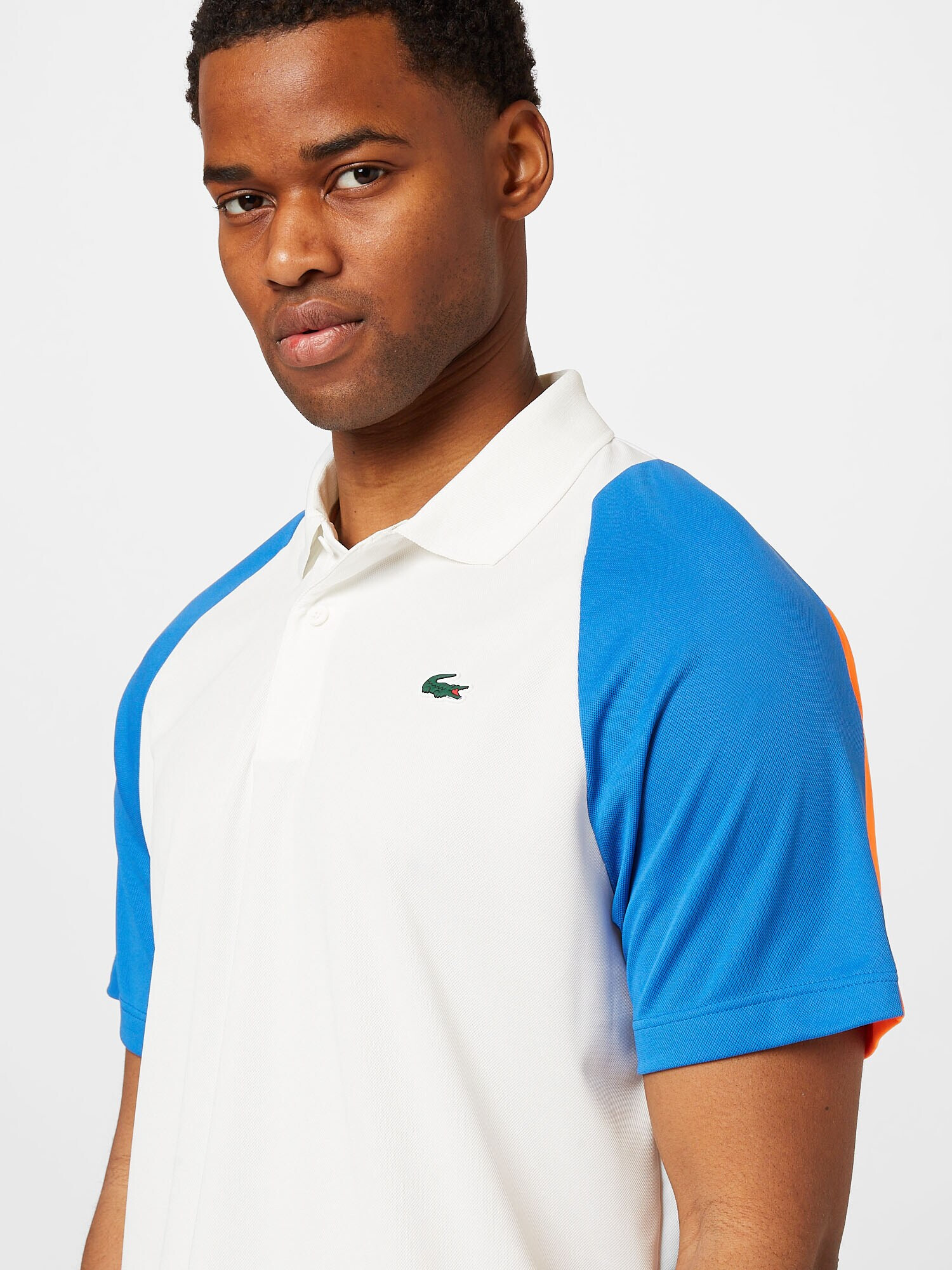 Lacoste Sport Tricou funcțional albastru / alb - Pled.ro