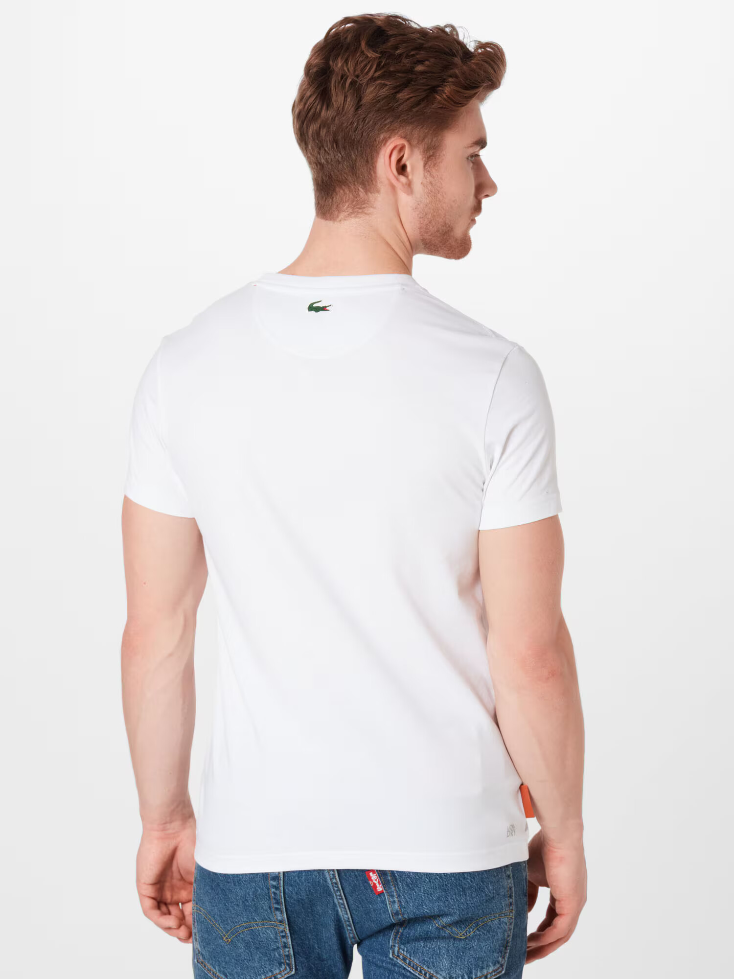 Lacoste Sport Tricou funcțional albastru marin / alb - Pled.ro