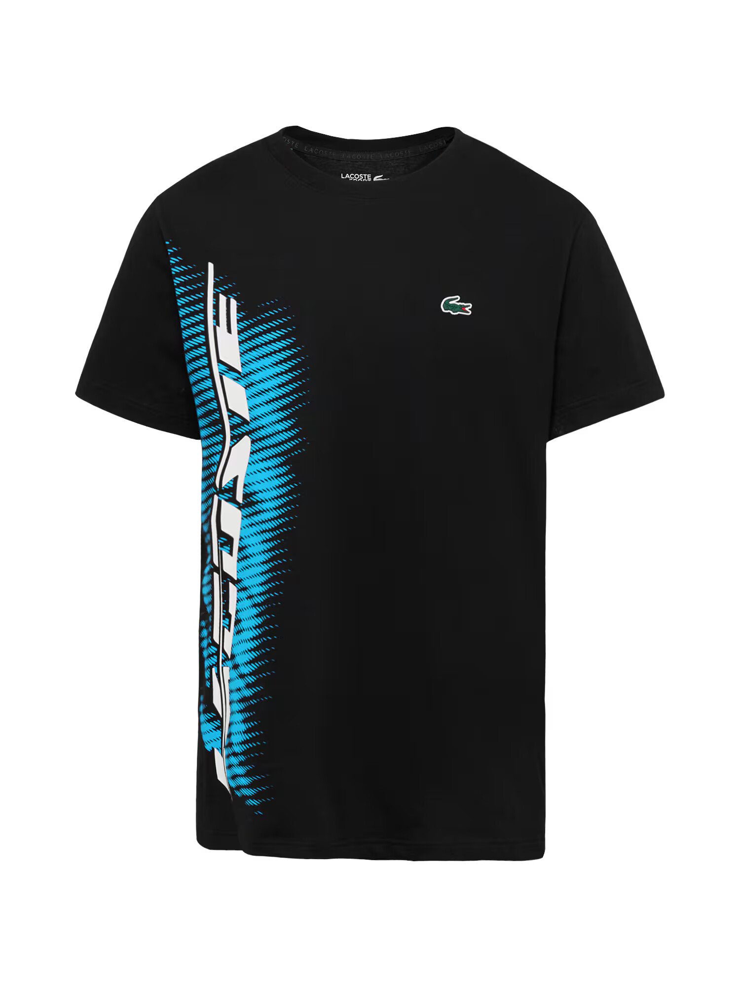 Lacoste Sport Tricou funcțional azur / verde închis / negru / alb - Pled.ro