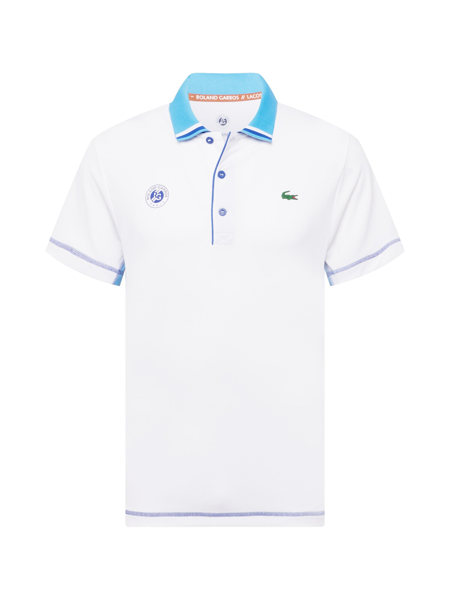 Lacoste Sport Tricou funcțional azuriu / albastru deschis / verde deschis / alb murdar - Pled.ro