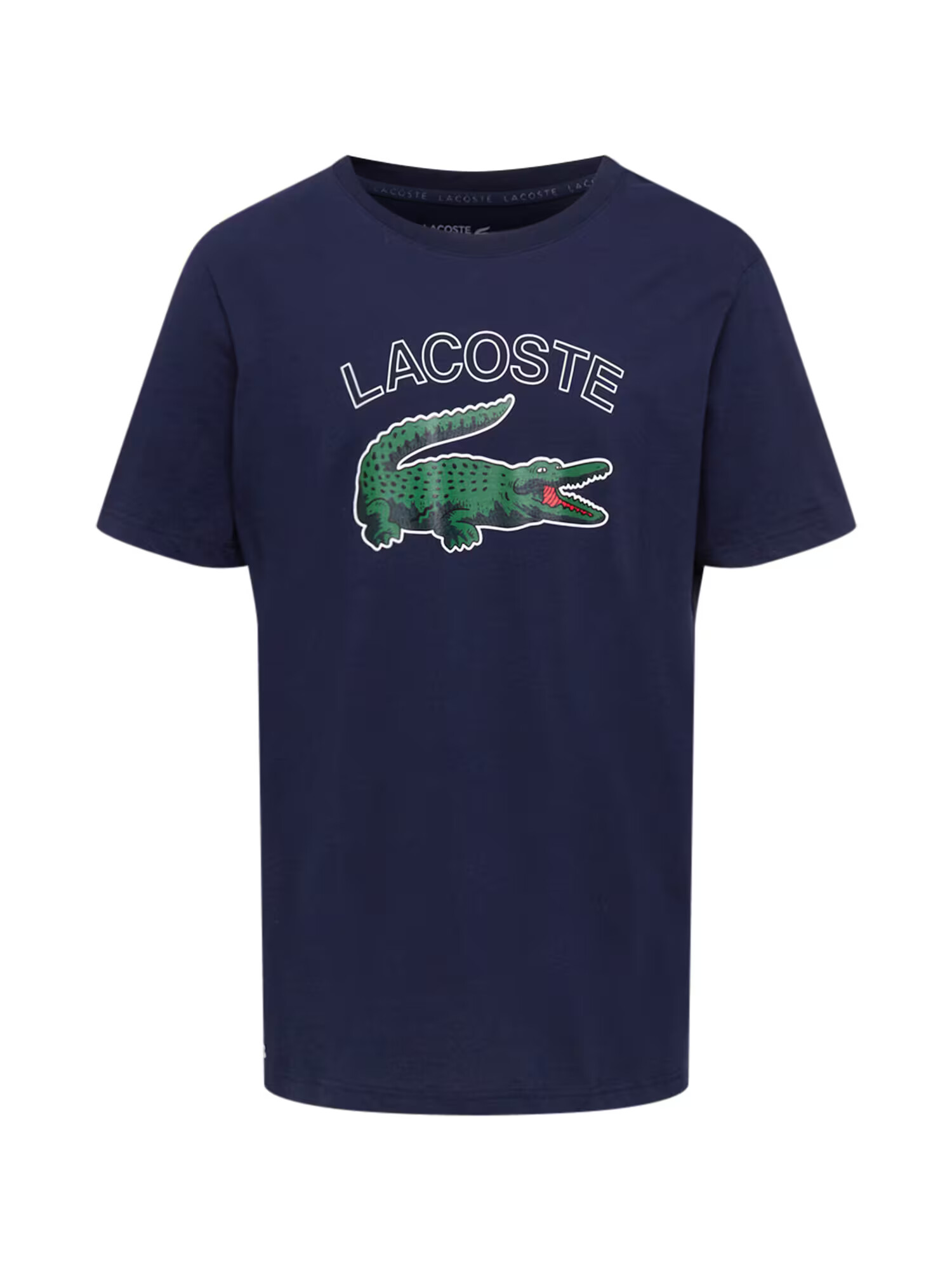 Lacoste Sport Tricou funcțional bleumarin / verde închis / roșu / alb - Pled.ro