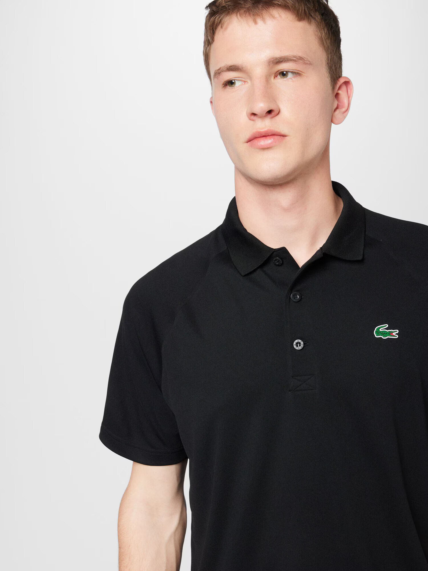 Lacoste Sport Tricou funcțional verde iarbă / roșu intens / negru / alb - Pled.ro