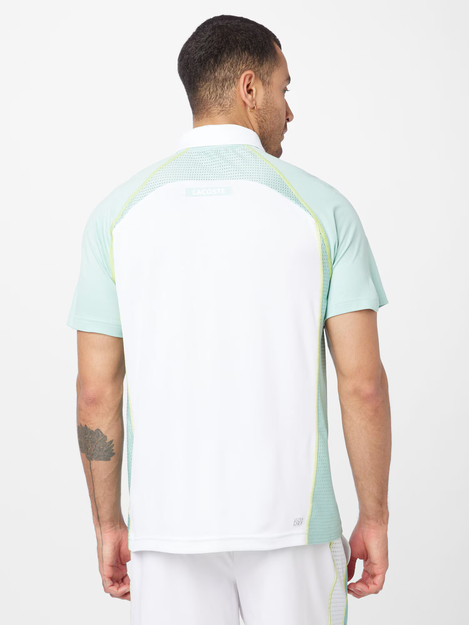 Lacoste Sport Tricou funcțional verde mentă / alb - Pled.ro