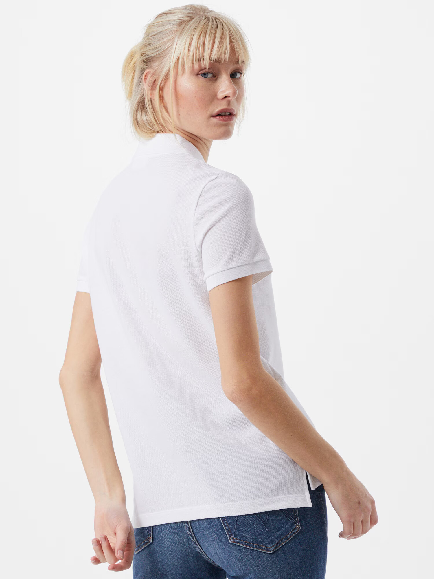 LACOSTE Tricou alb - Pled.ro