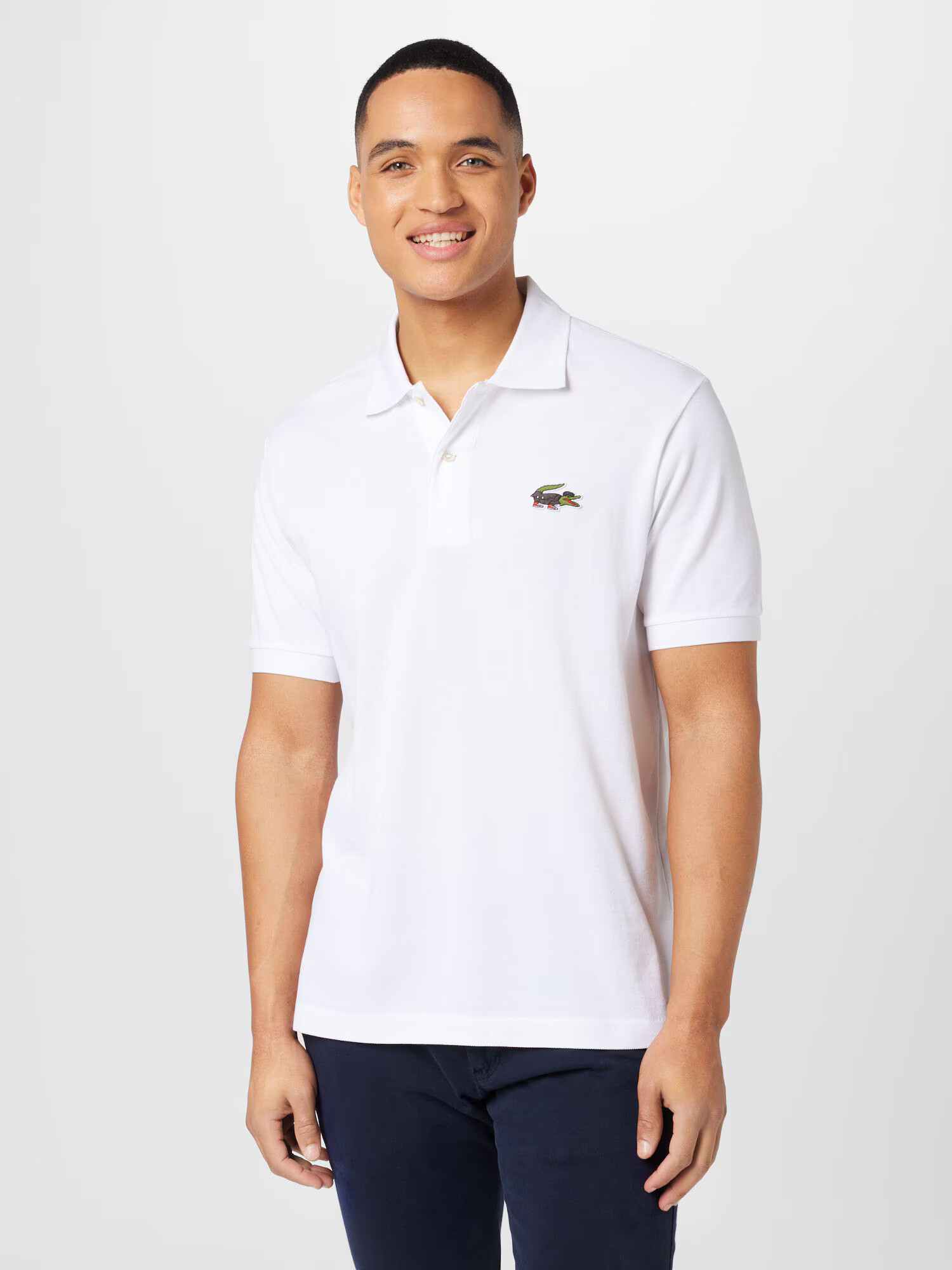 LACOSTE Tricou alb - Pled.ro