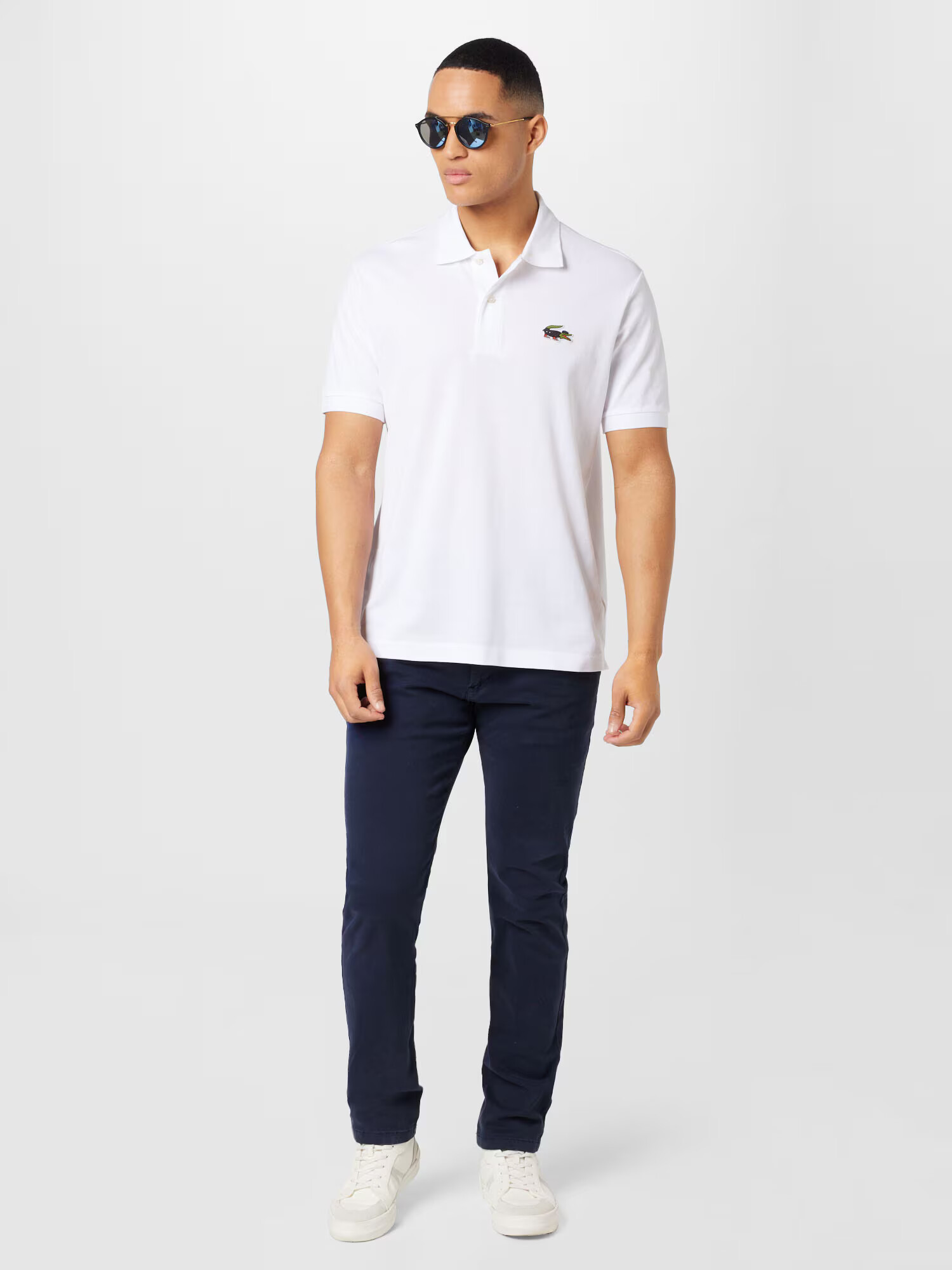 LACOSTE Tricou alb - Pled.ro