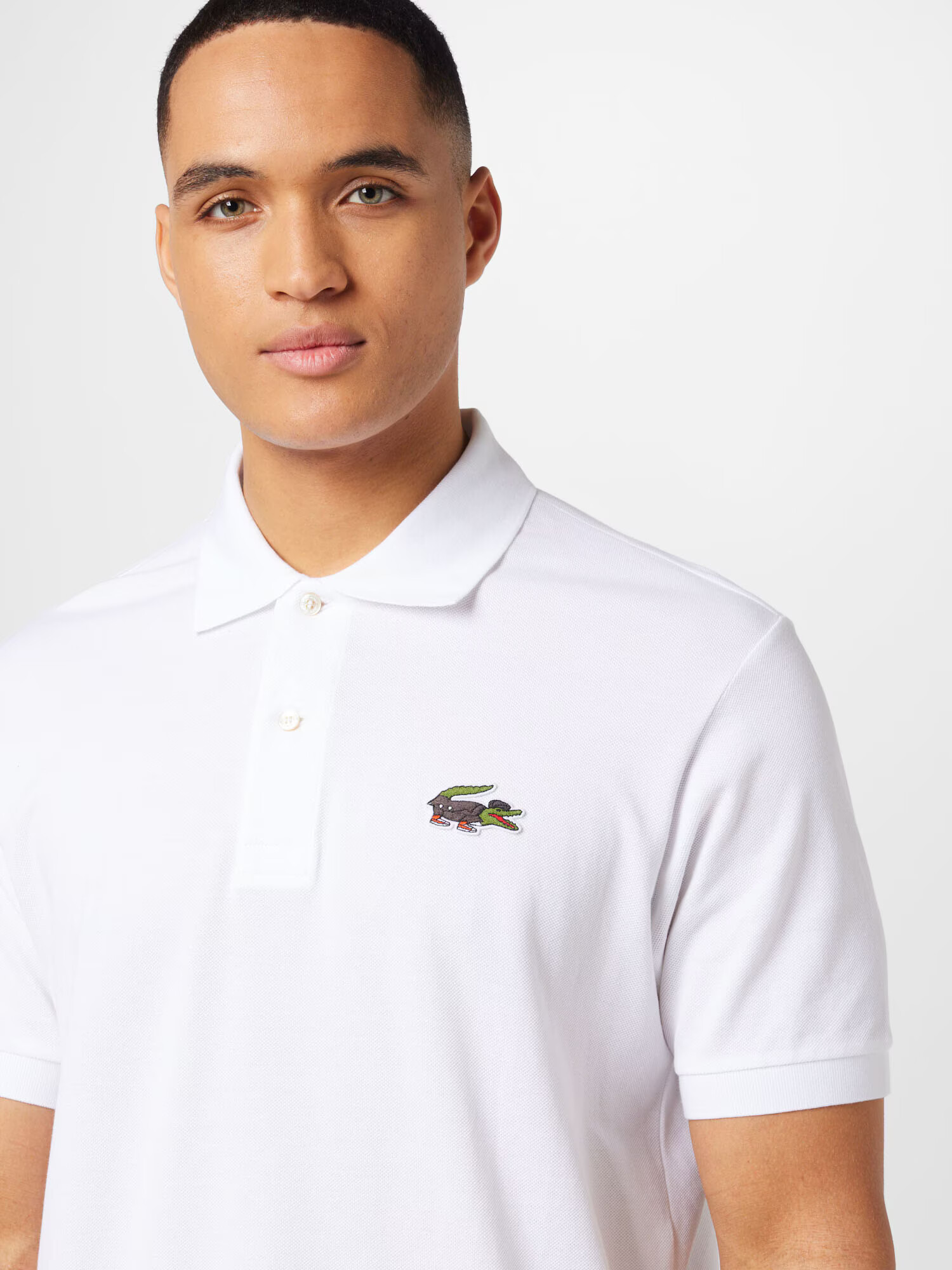 LACOSTE Tricou alb - Pled.ro