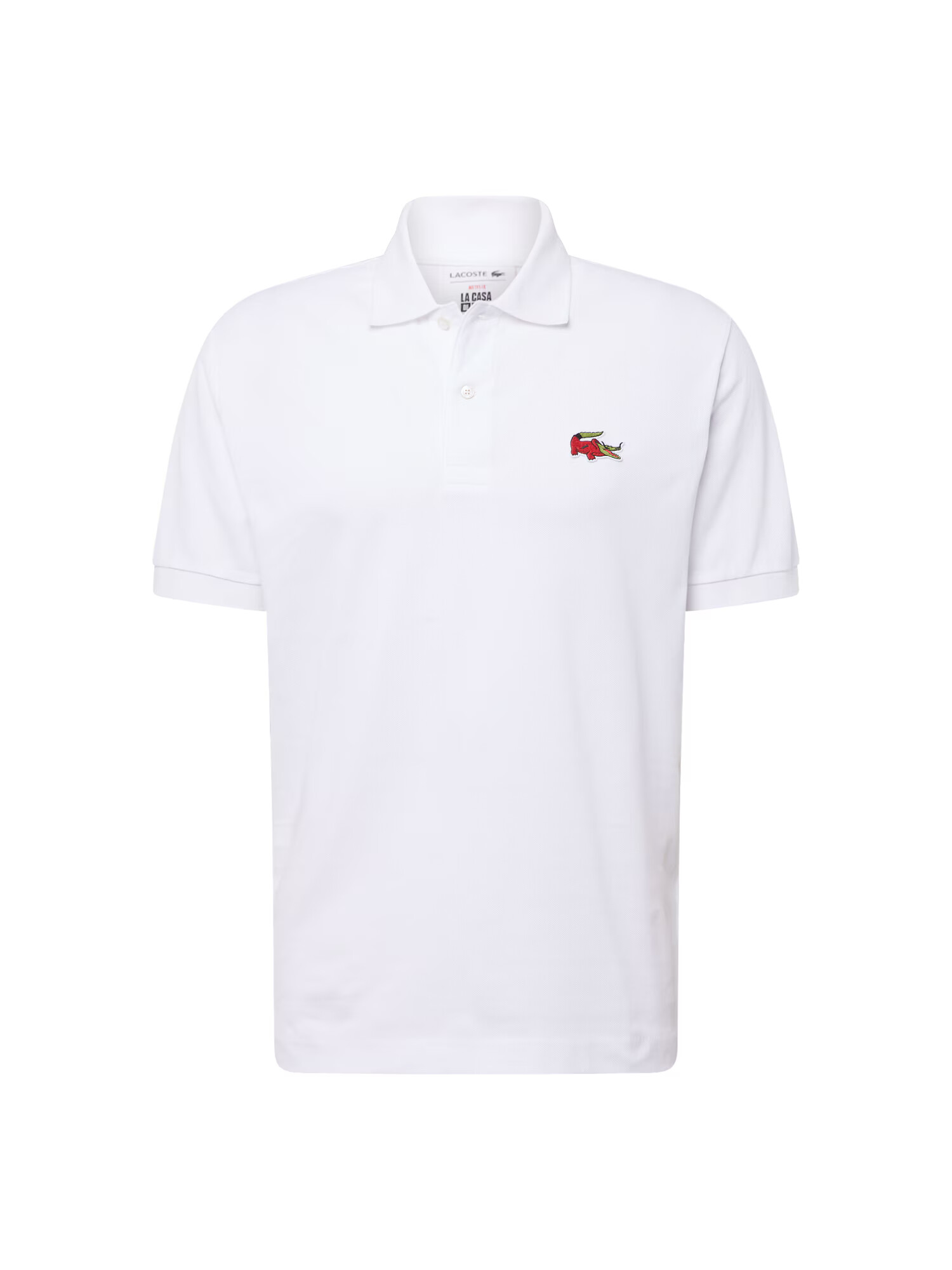 LACOSTE Tricou alb - Pled.ro