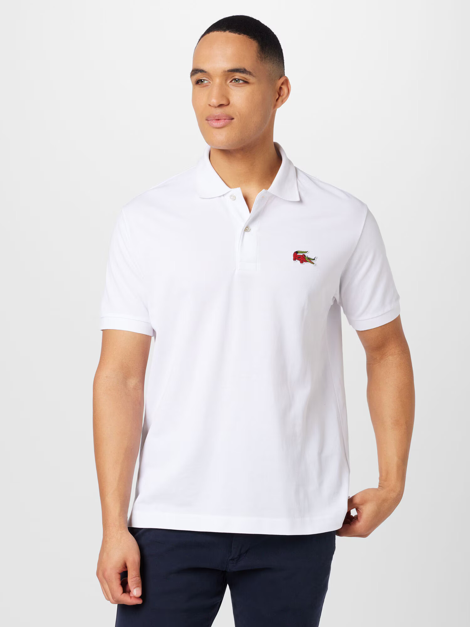 LACOSTE Tricou alb - Pled.ro