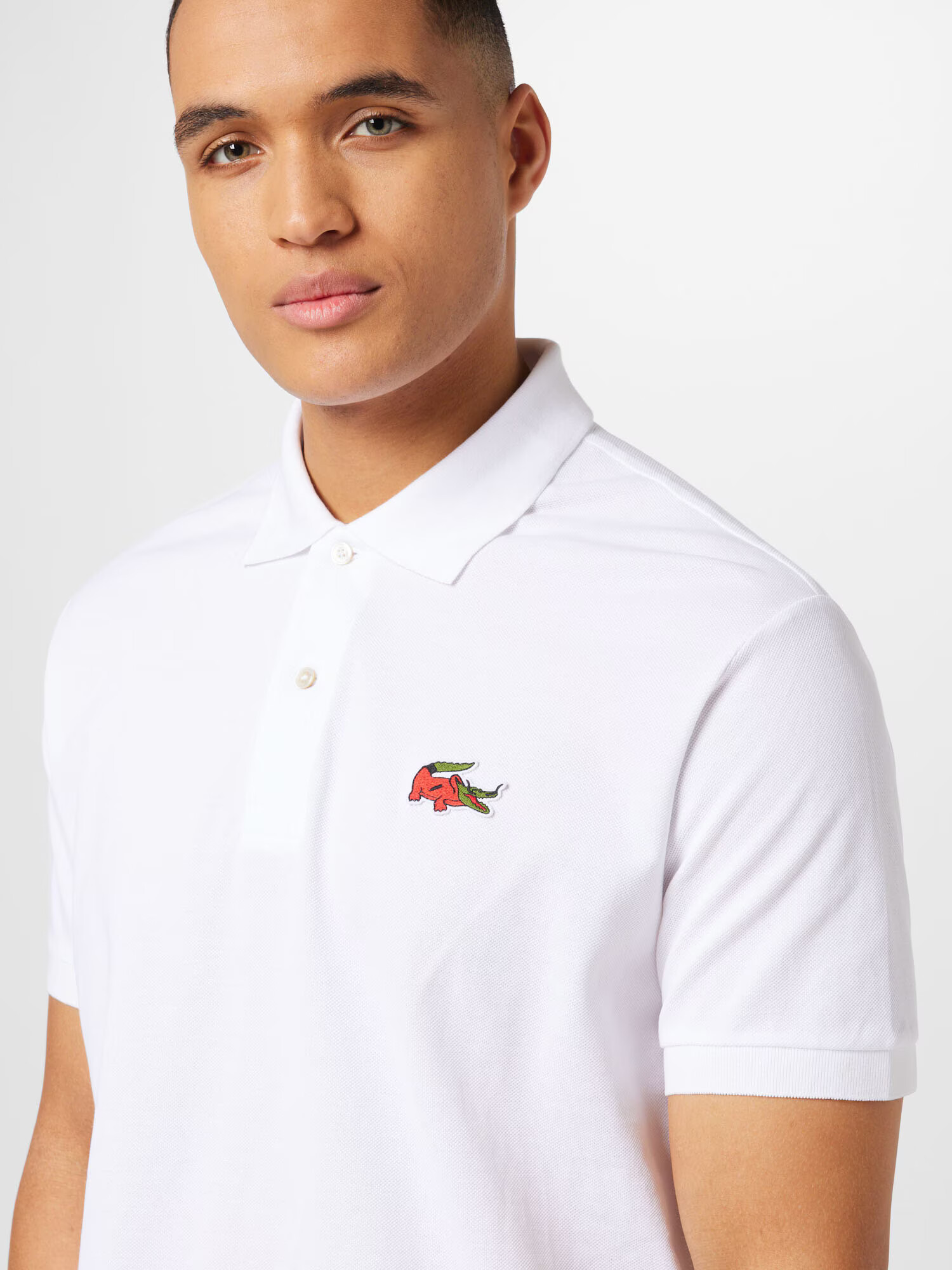 LACOSTE Tricou alb - Pled.ro