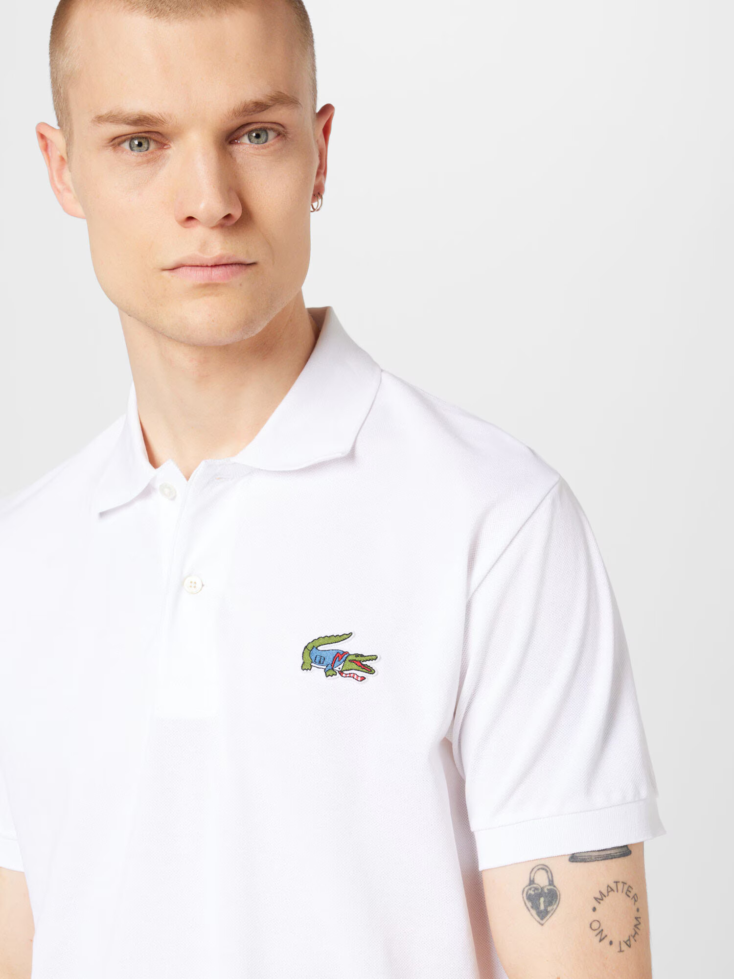 LACOSTE Tricou alb - Pled.ro