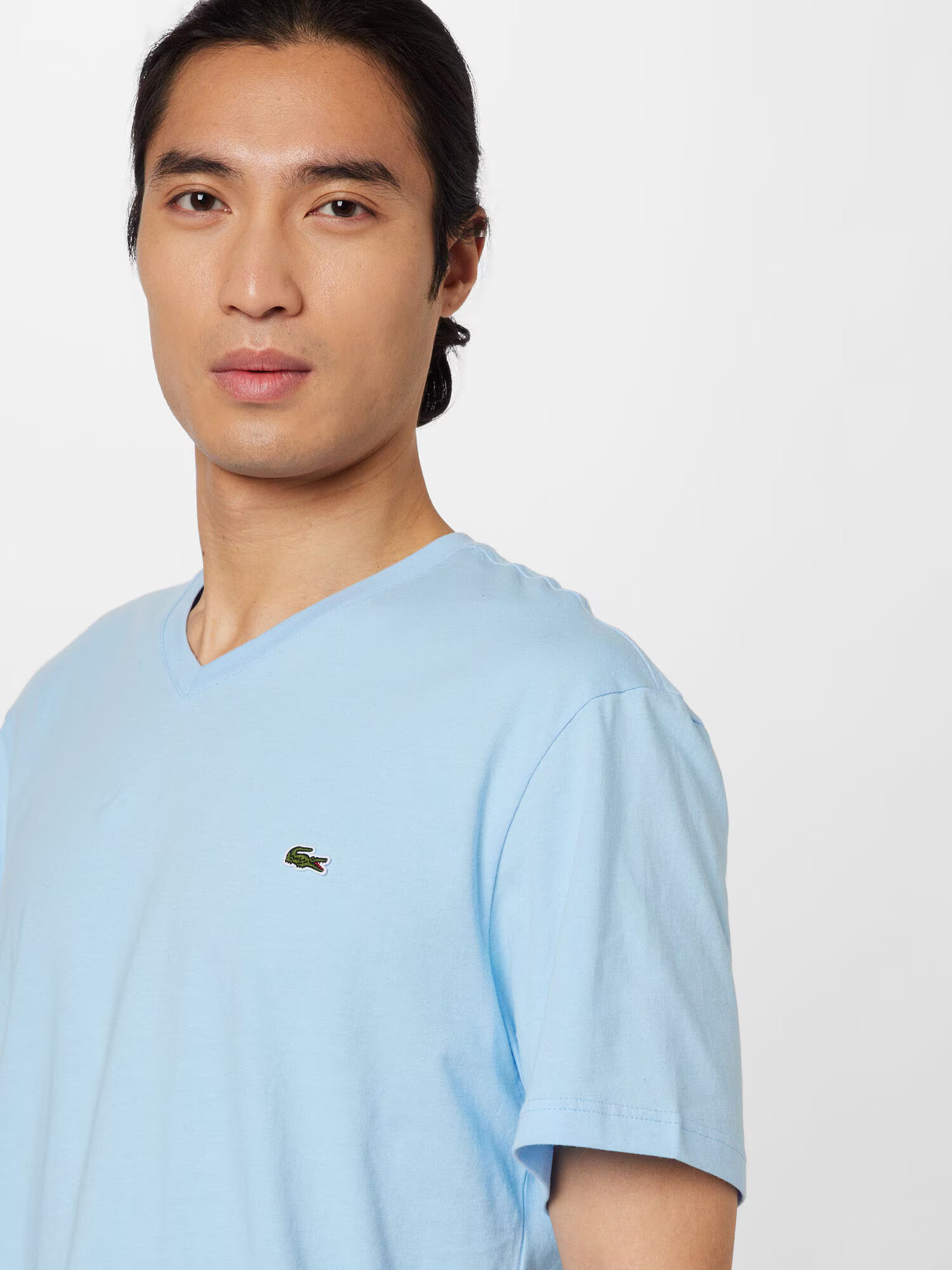 LACOSTE Tricou albastru pastel / verde / roșu / negru / alb - Pled.ro