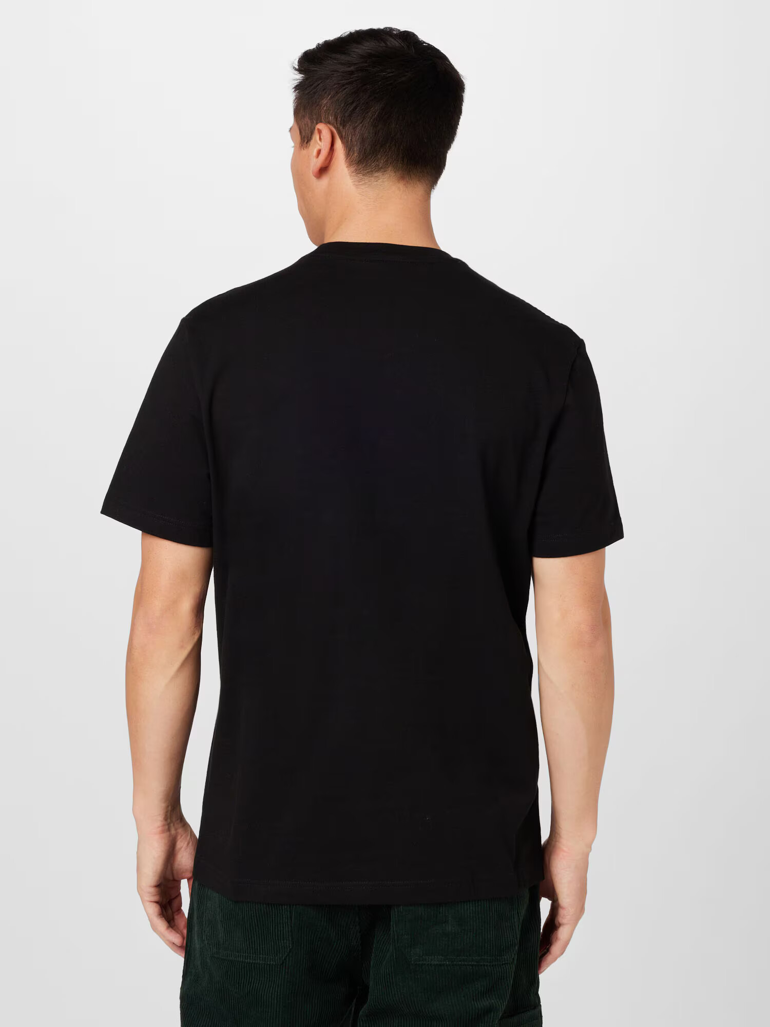 LACOSTE Tricou azuriu / negru / alb - Pled.ro