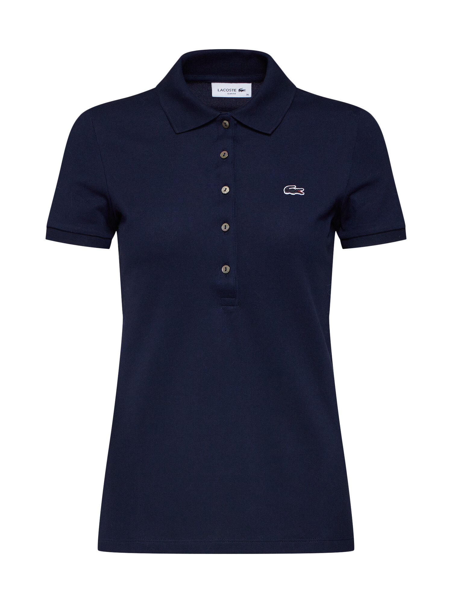 LACOSTE Tricou bleumarin / roșu / alb - Pled.ro