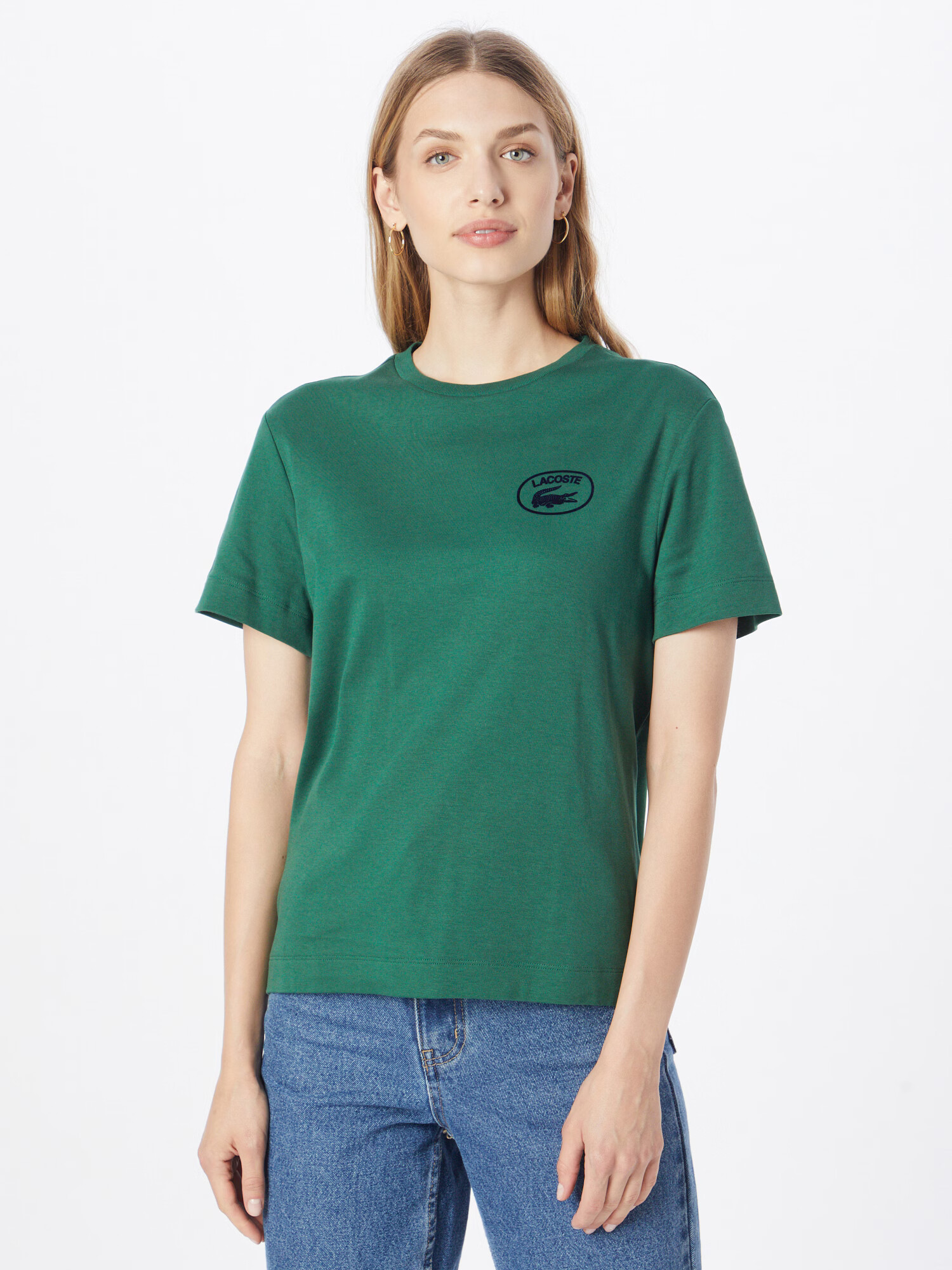 LACOSTE Tricou bleumarin / verde - Pled.ro