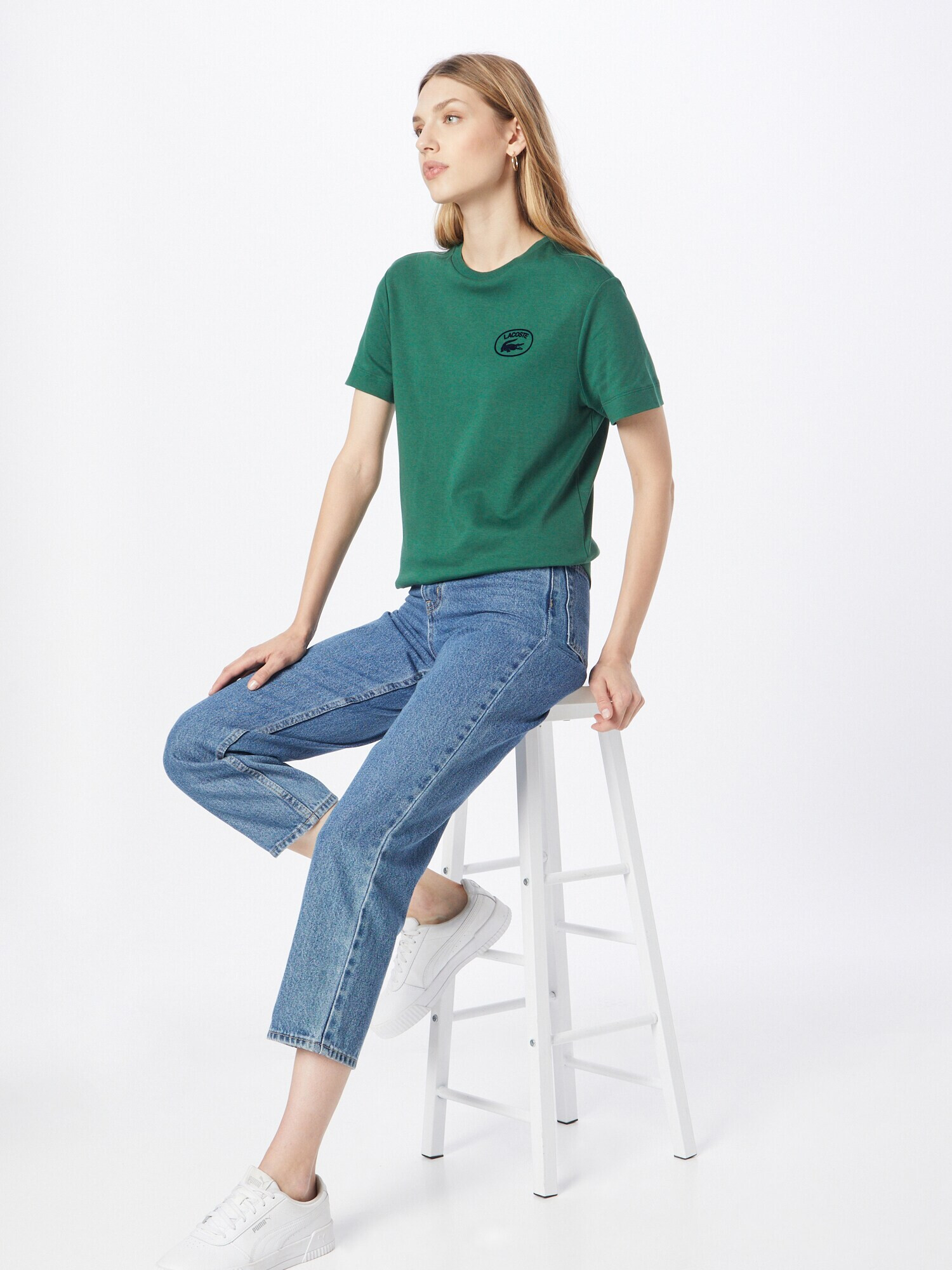 LACOSTE Tricou bleumarin / verde - Pled.ro