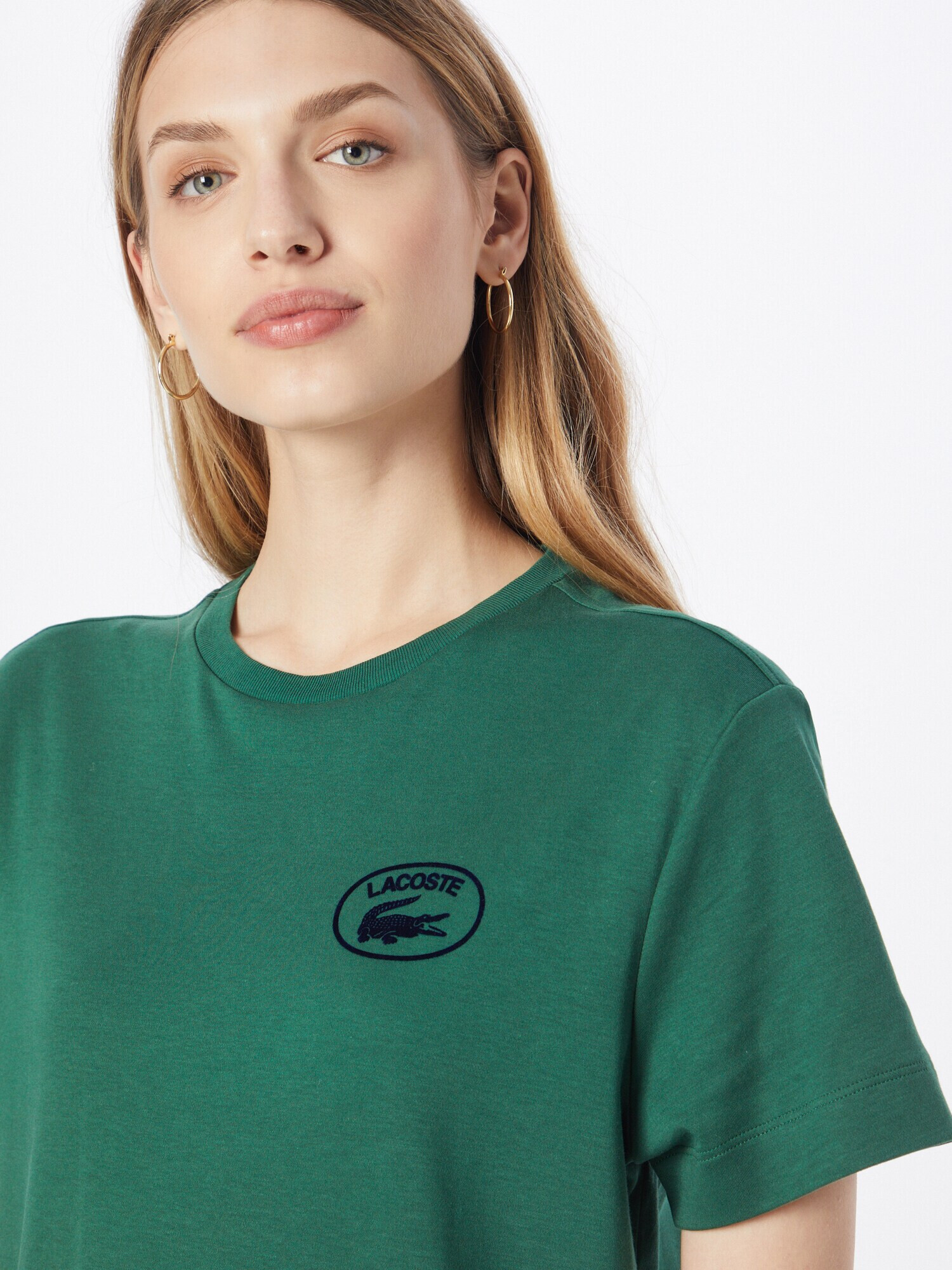 LACOSTE Tricou bleumarin / verde - Pled.ro