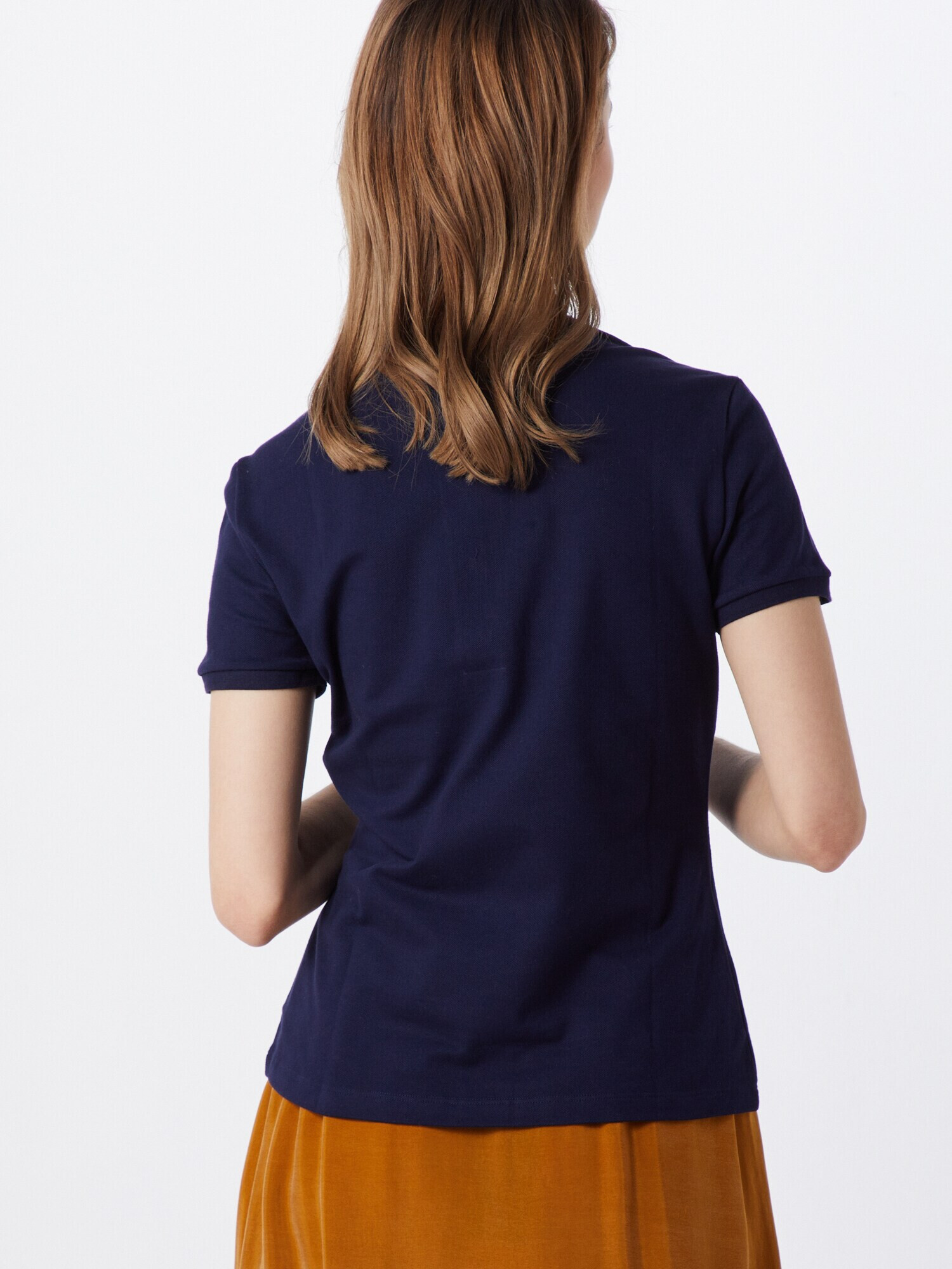 LACOSTE Tricou 'Chemise' albastru marin - Pled.ro