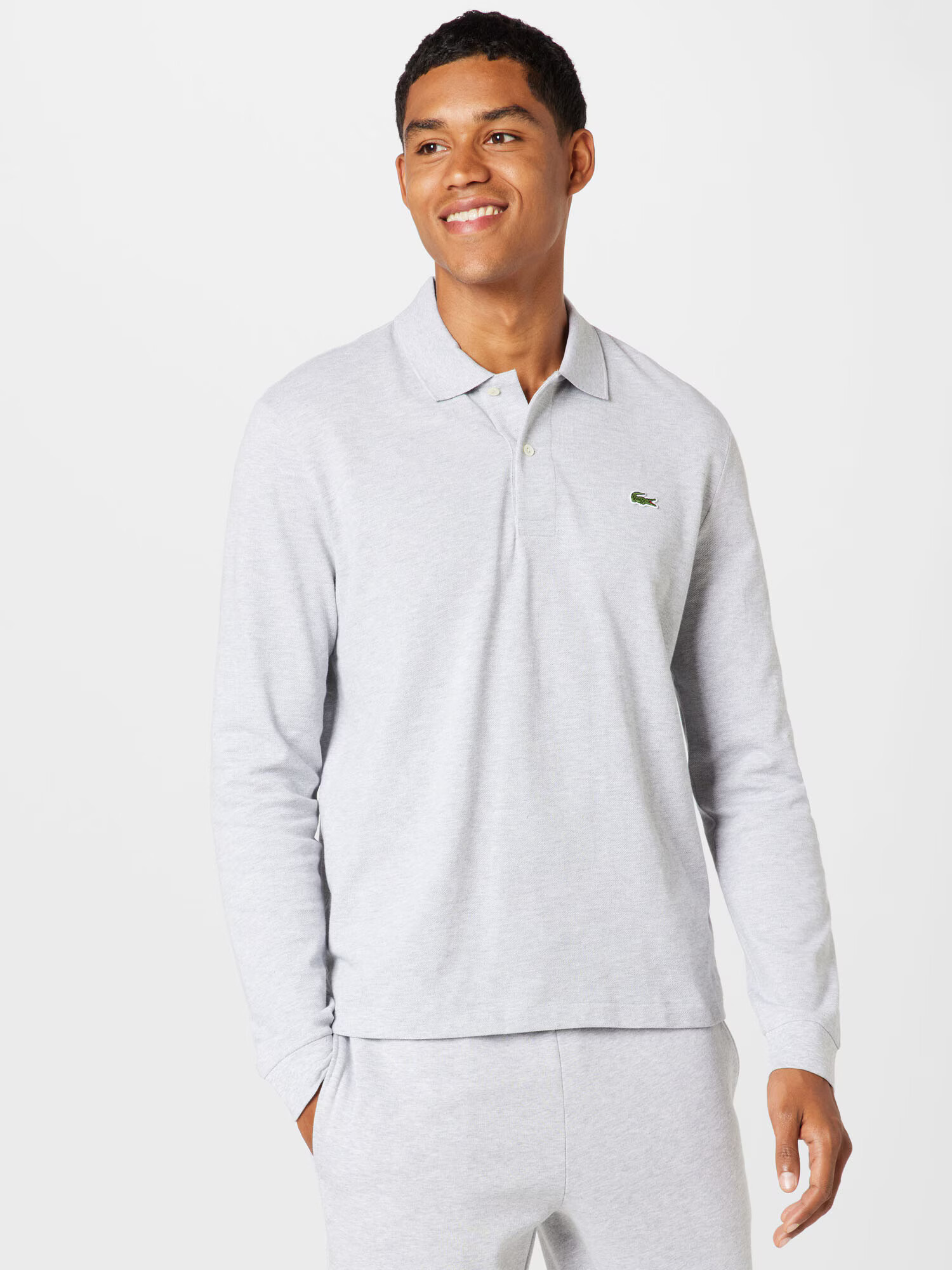 LACOSTE Tricou gri amestecat - Pled.ro