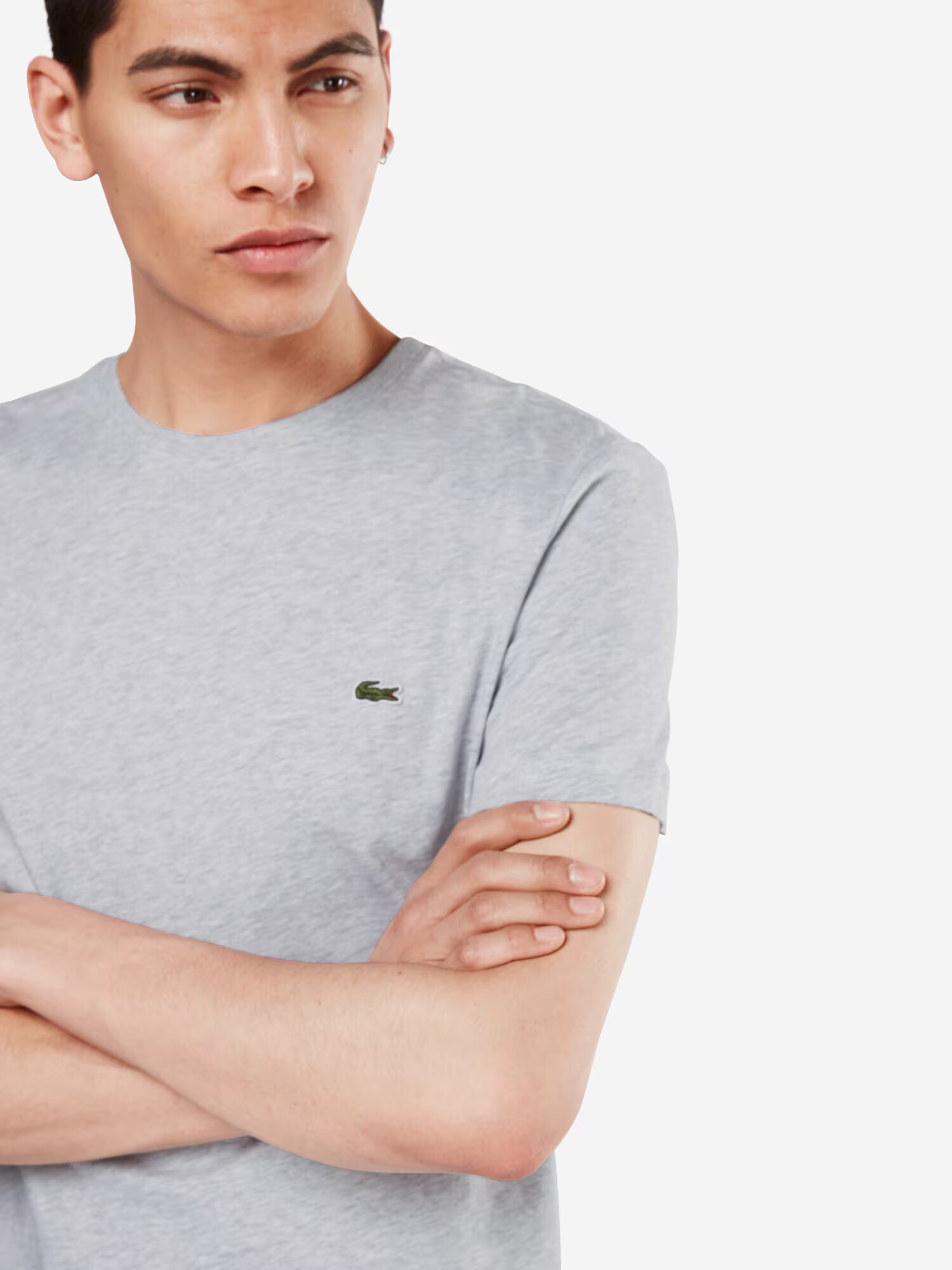 LACOSTE Tricou gri deschis - Pled.ro