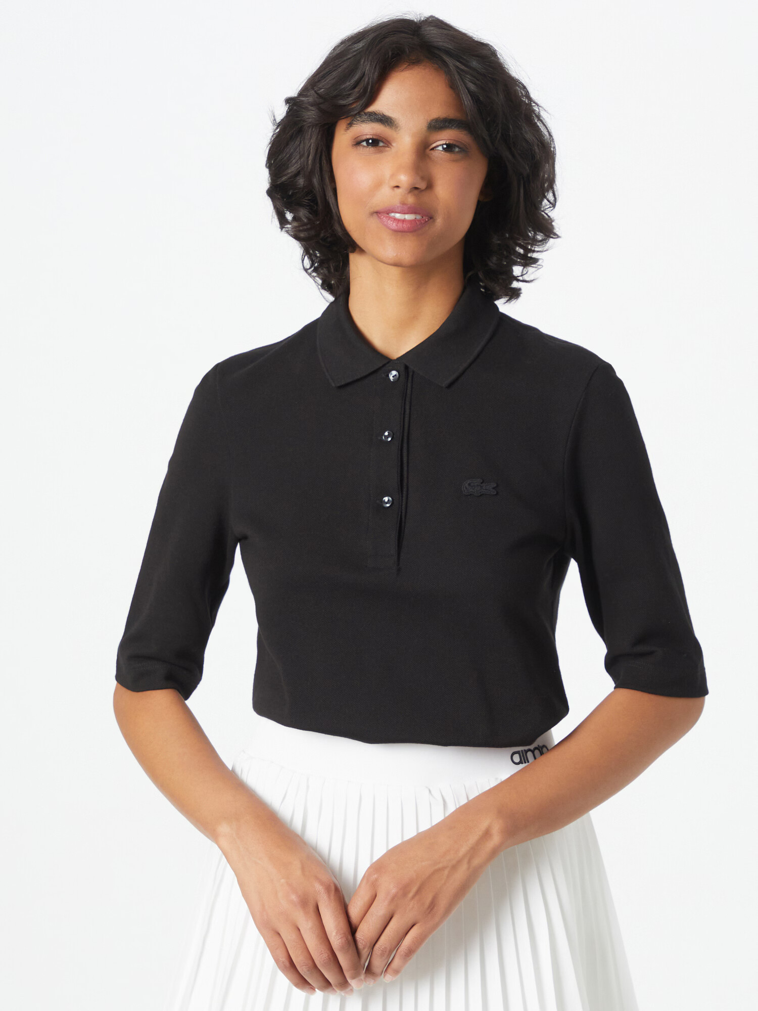 LACOSTE Tricou negru - Pled.ro