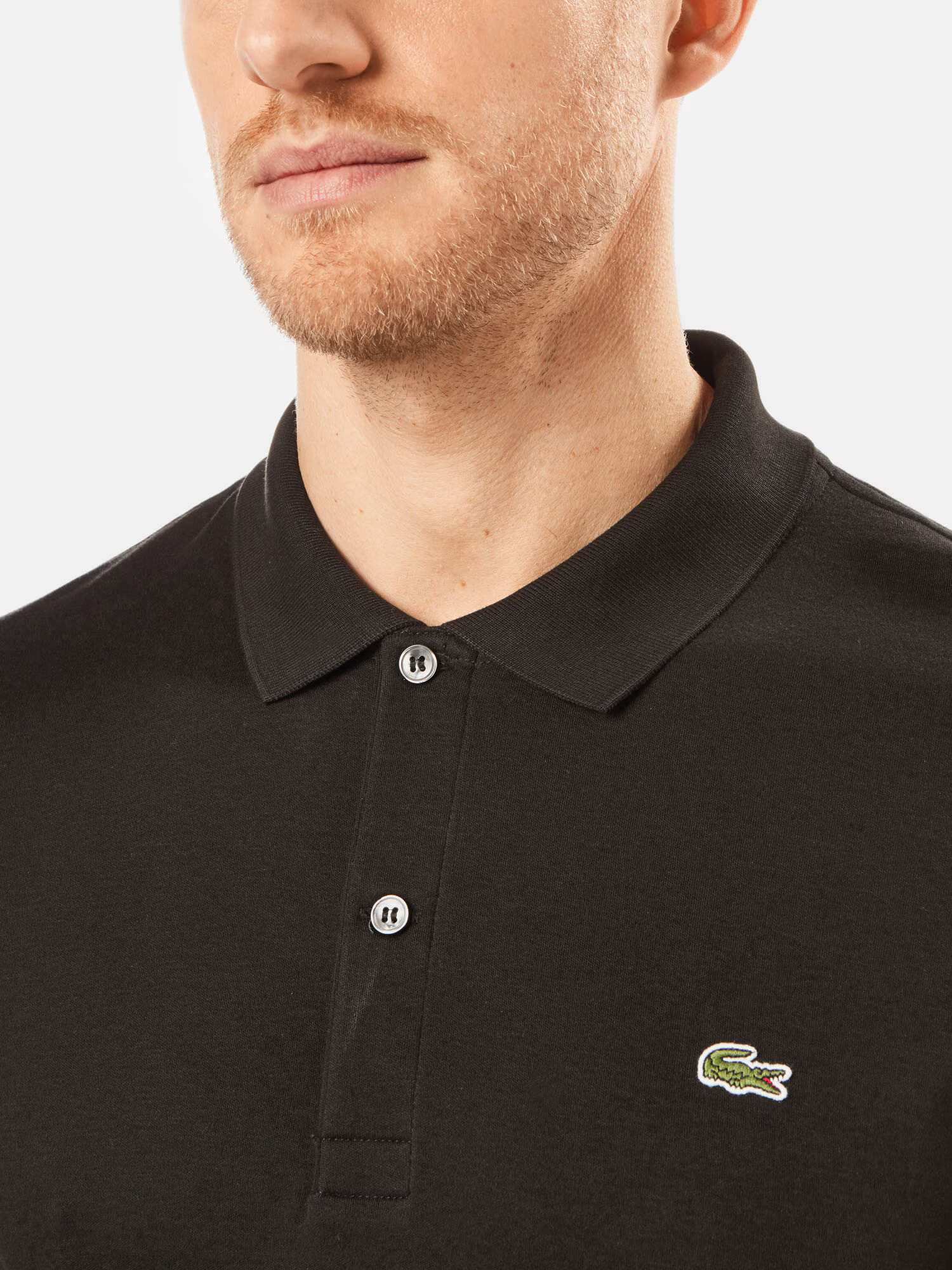 LACOSTE Tricou negru - Pled.ro