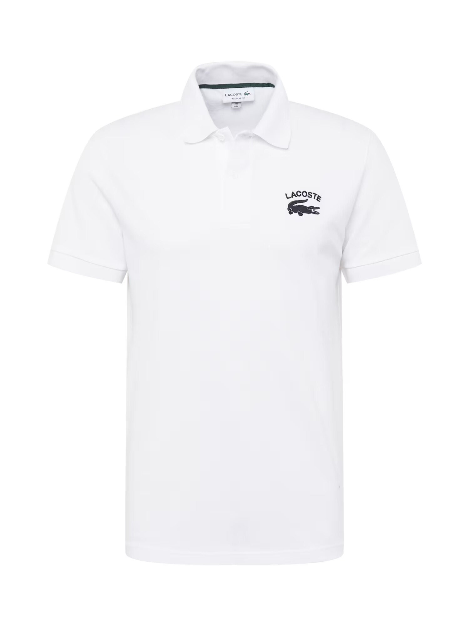 LACOSTE Tricou negru / alb - Pled.ro