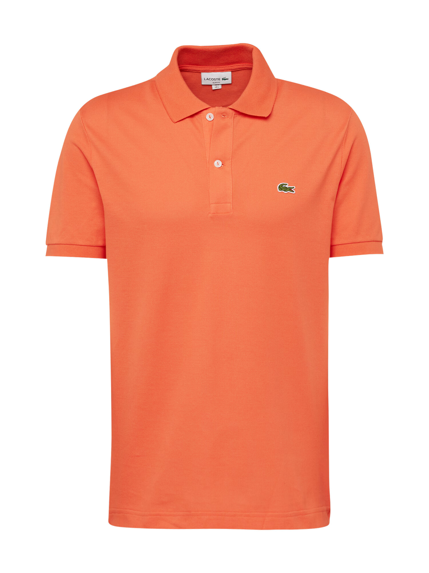 LACOSTE Tricou verde / portocaliu închis / roșu / alb - Pled.ro