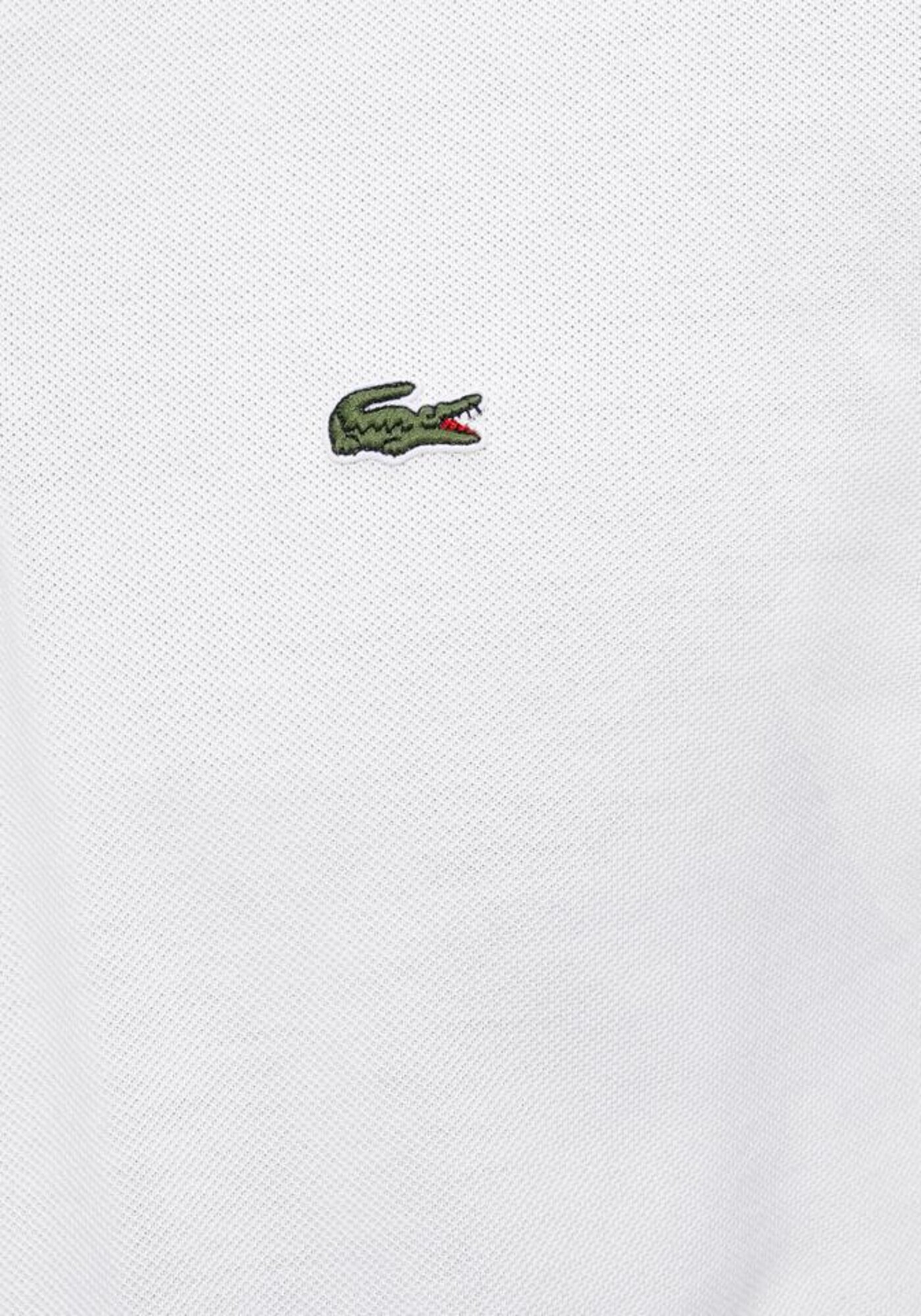 LACOSTE Tricou verde / alb - Pled.ro