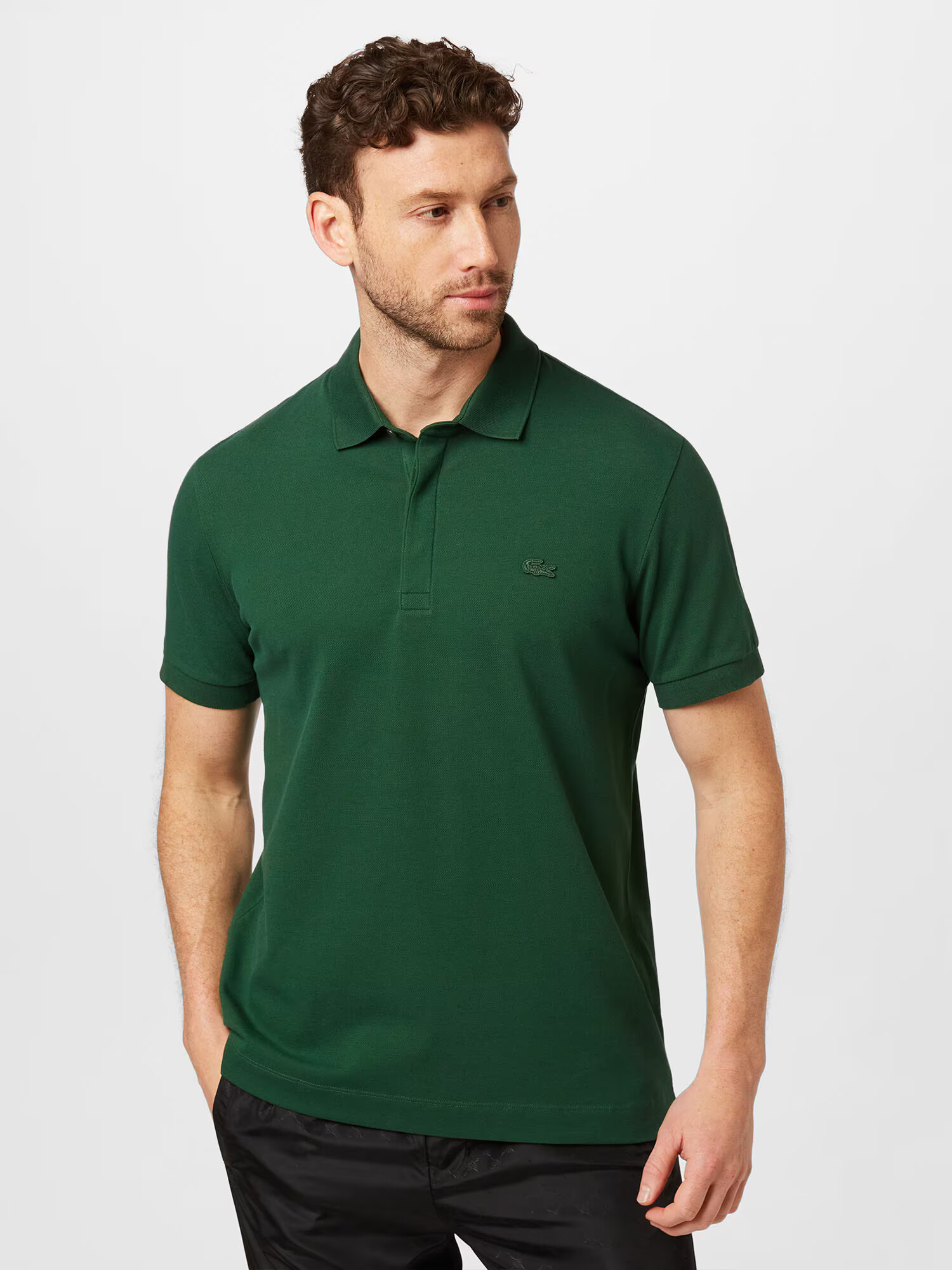 LACOSTE Tricou verde iarbă - Pled.ro