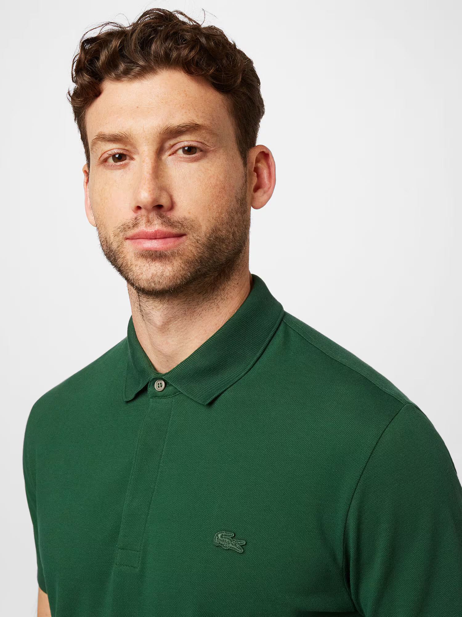 LACOSTE Tricou verde iarbă - Pled.ro