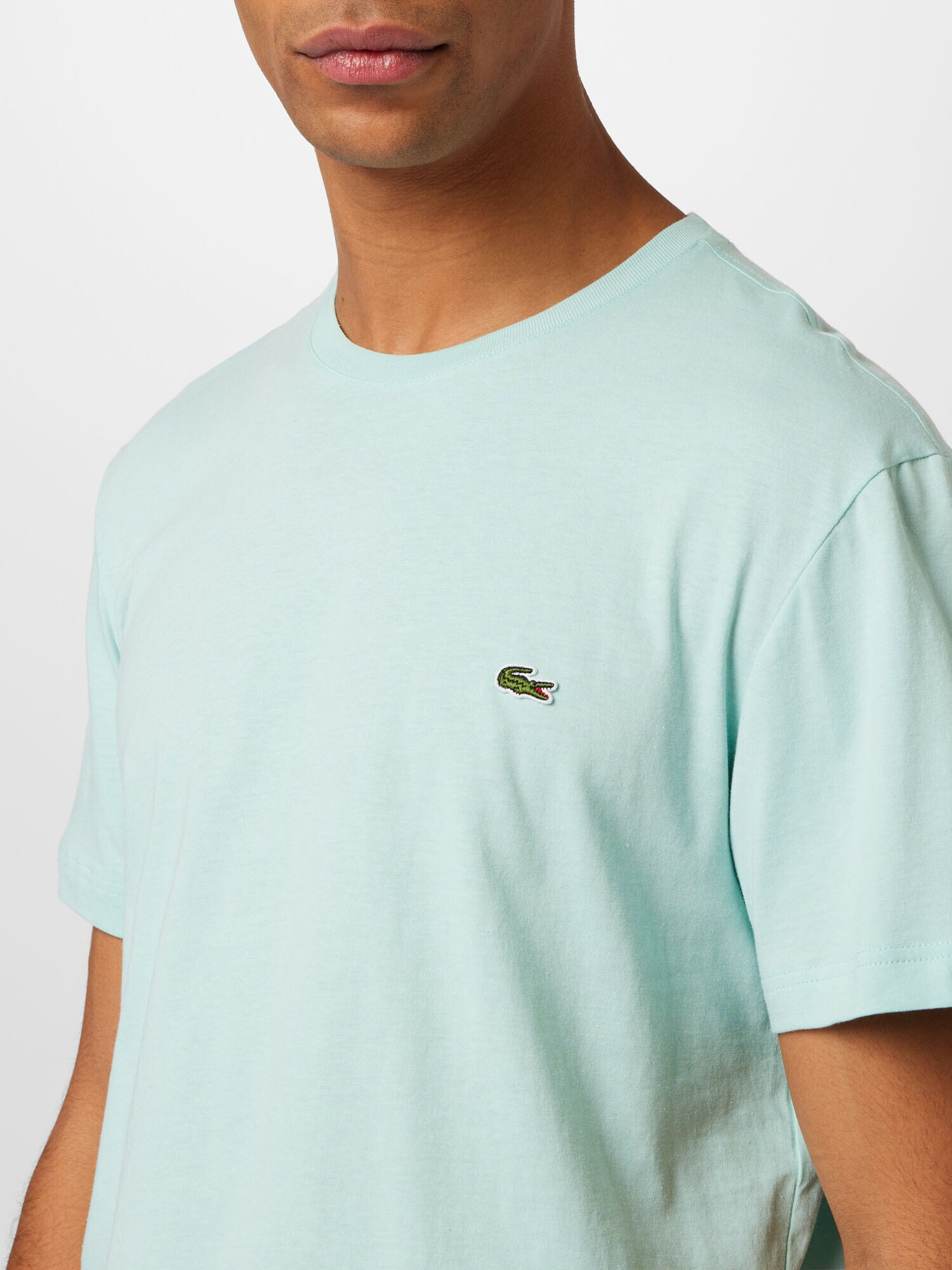 LACOSTE Tricou verde / verde mentă / roșu / alb - Pled.ro