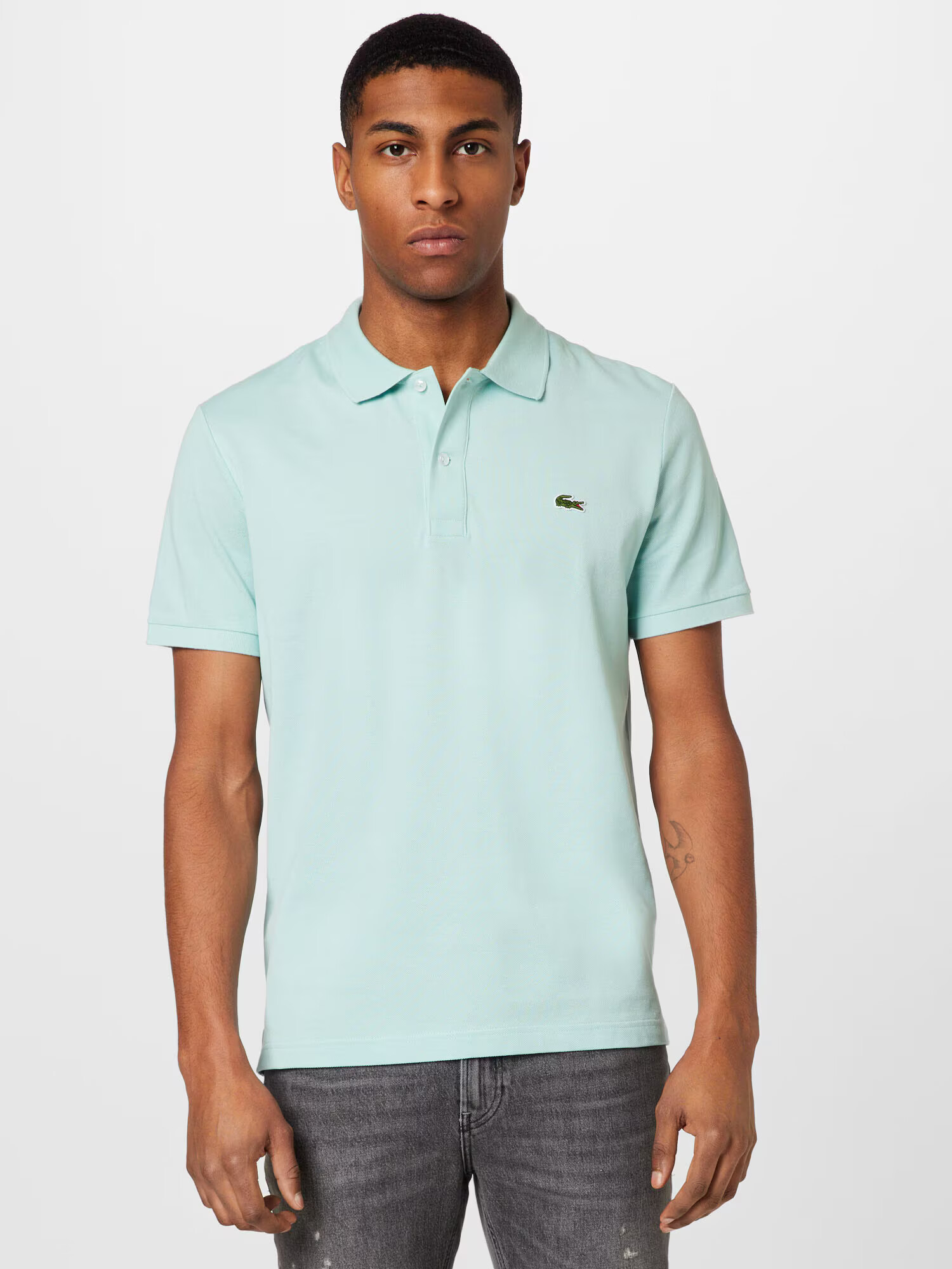 LACOSTE Tricou verde mentă - Pled.ro