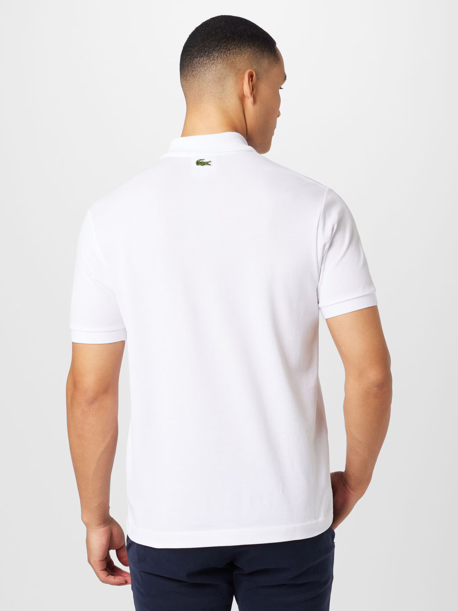 LACOSTE Tricou verde / roșu / alb - Pled.ro