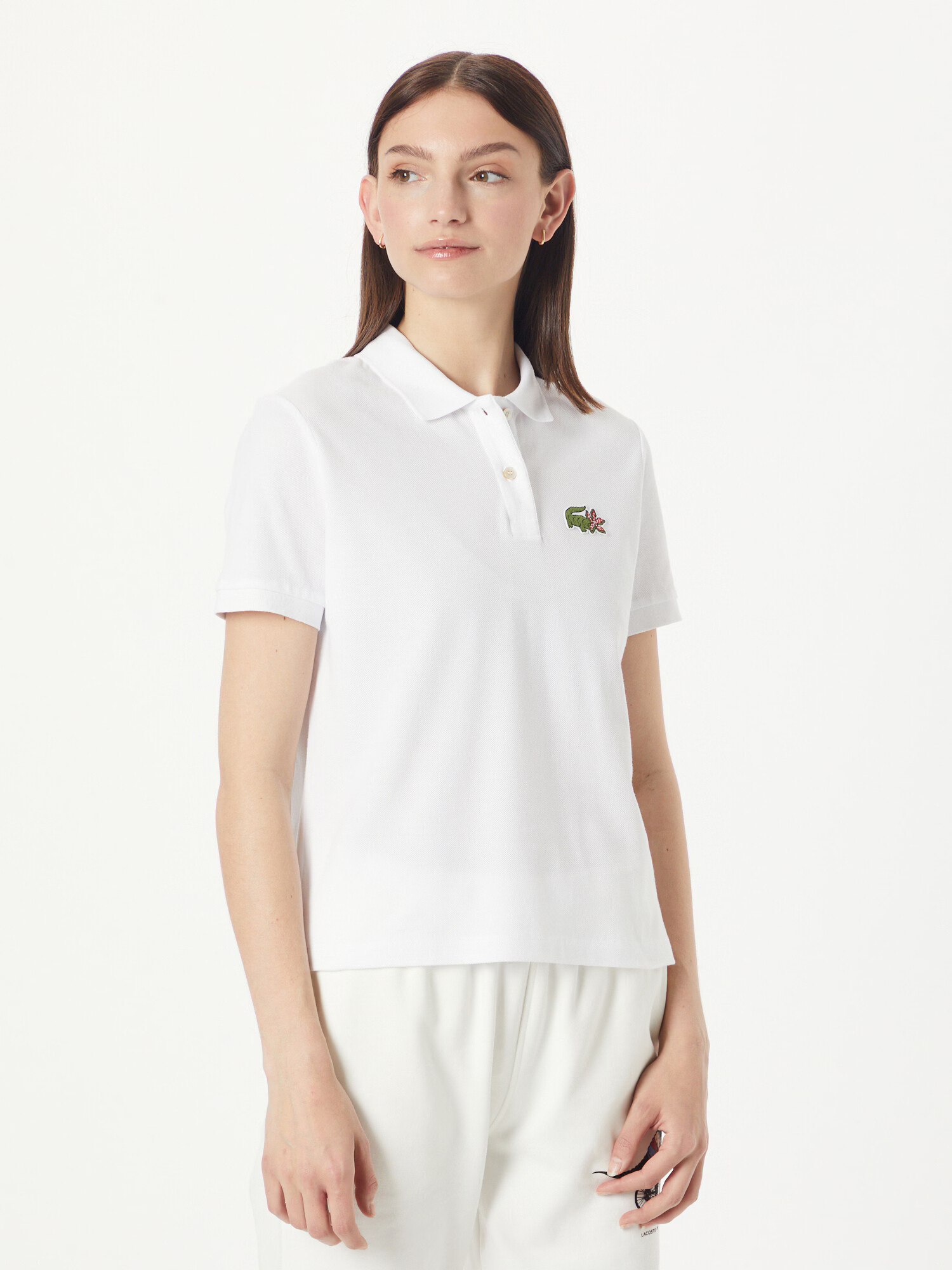 LACOSTE Tricou verde / roșu / alb - Pled.ro